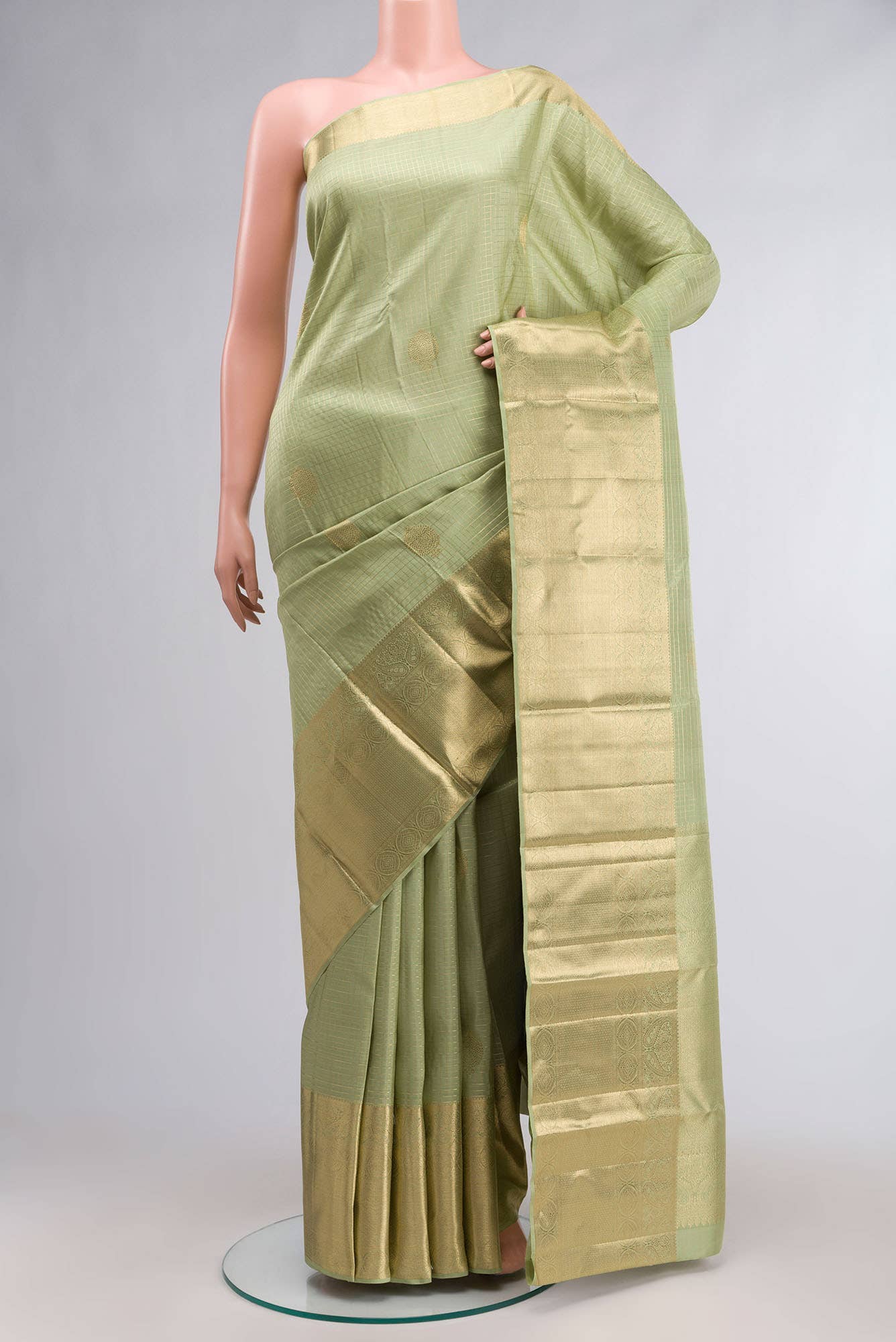 Green Kanchipuram Silk Saree