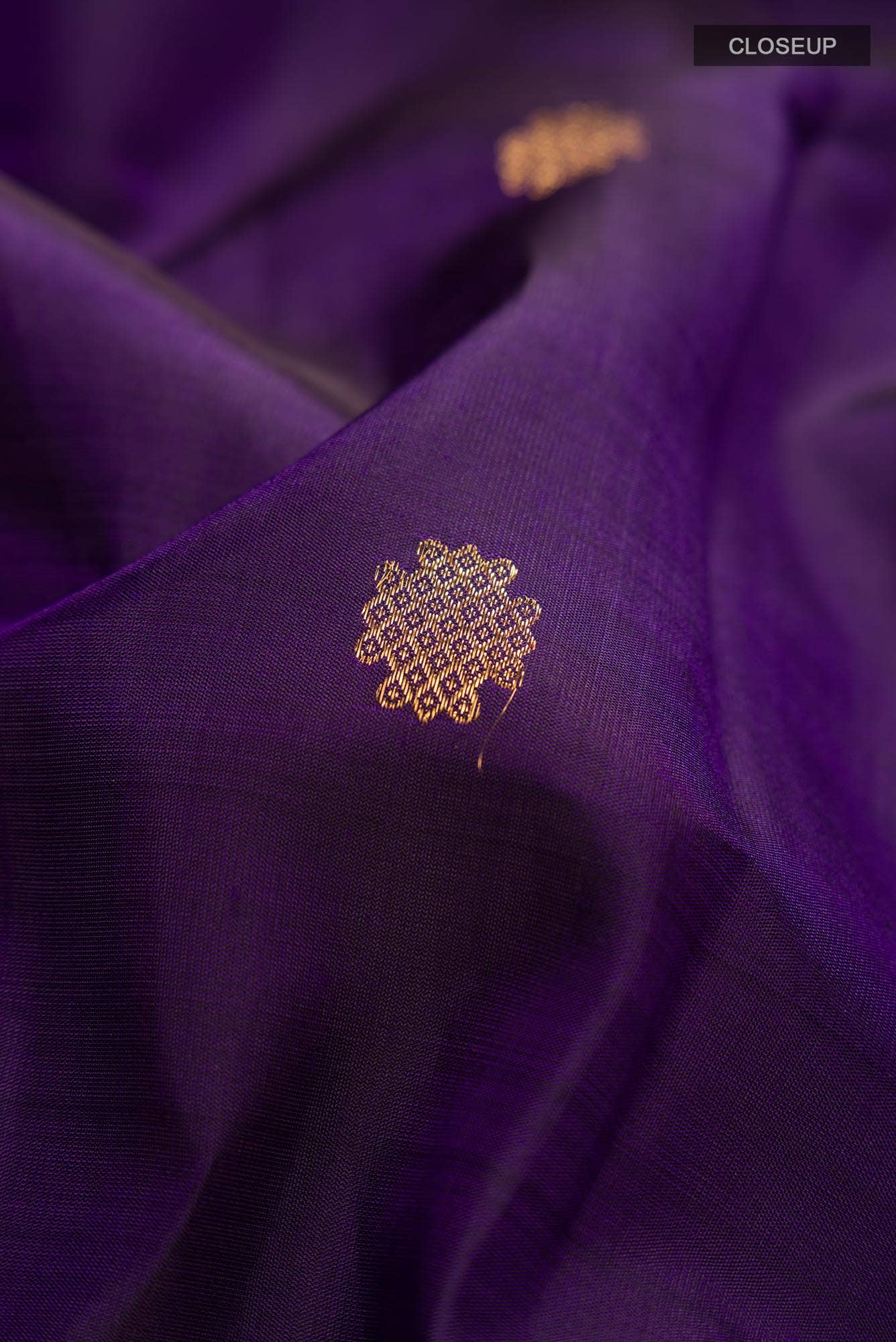 Blue Kanchipuram Silk Saree