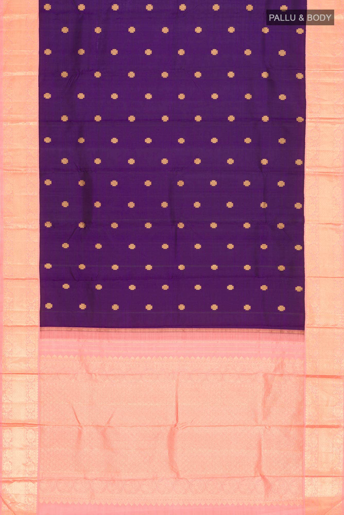 Blue Kanchipuram Silk Saree