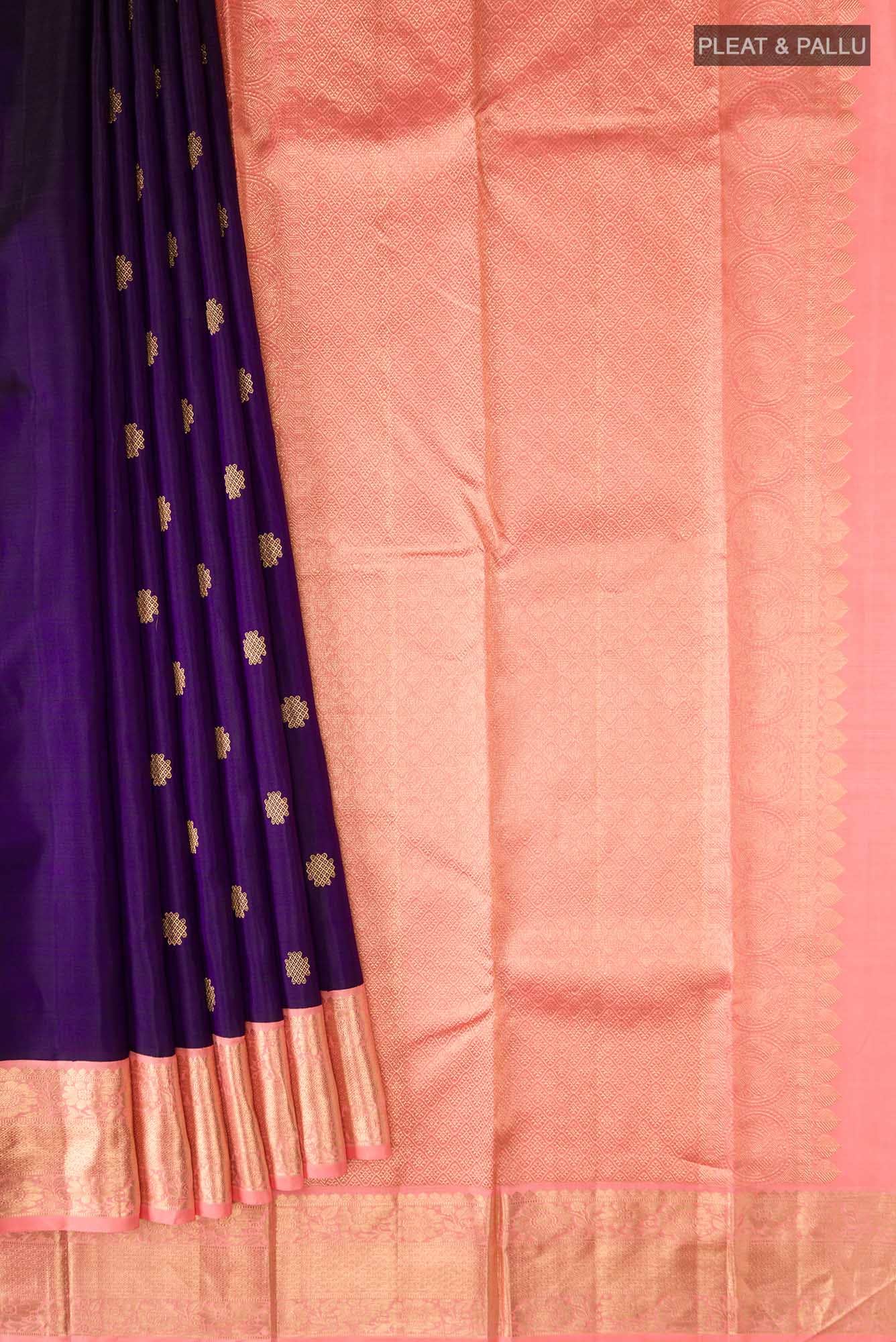 Blue Kanchipuram Silk Saree