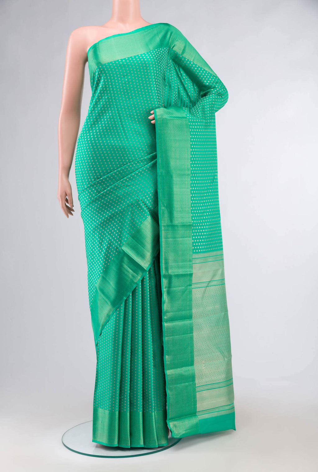 Green Kanchipuram Silk Saree