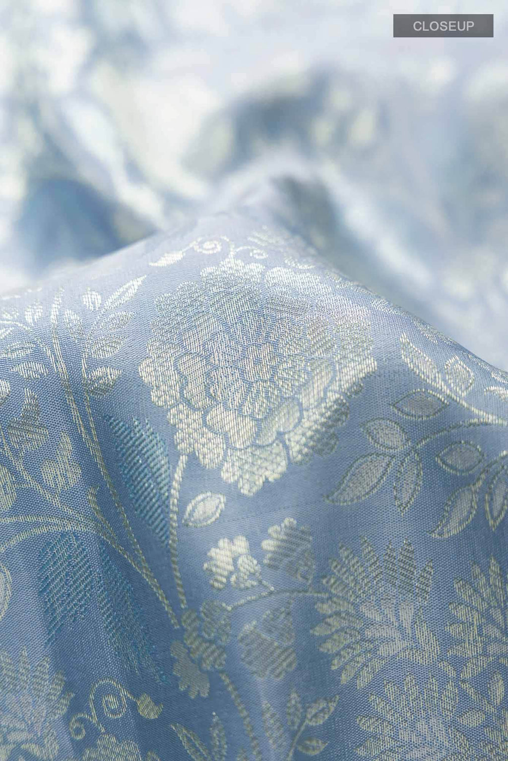Blue Kanchipuram Silk Saree