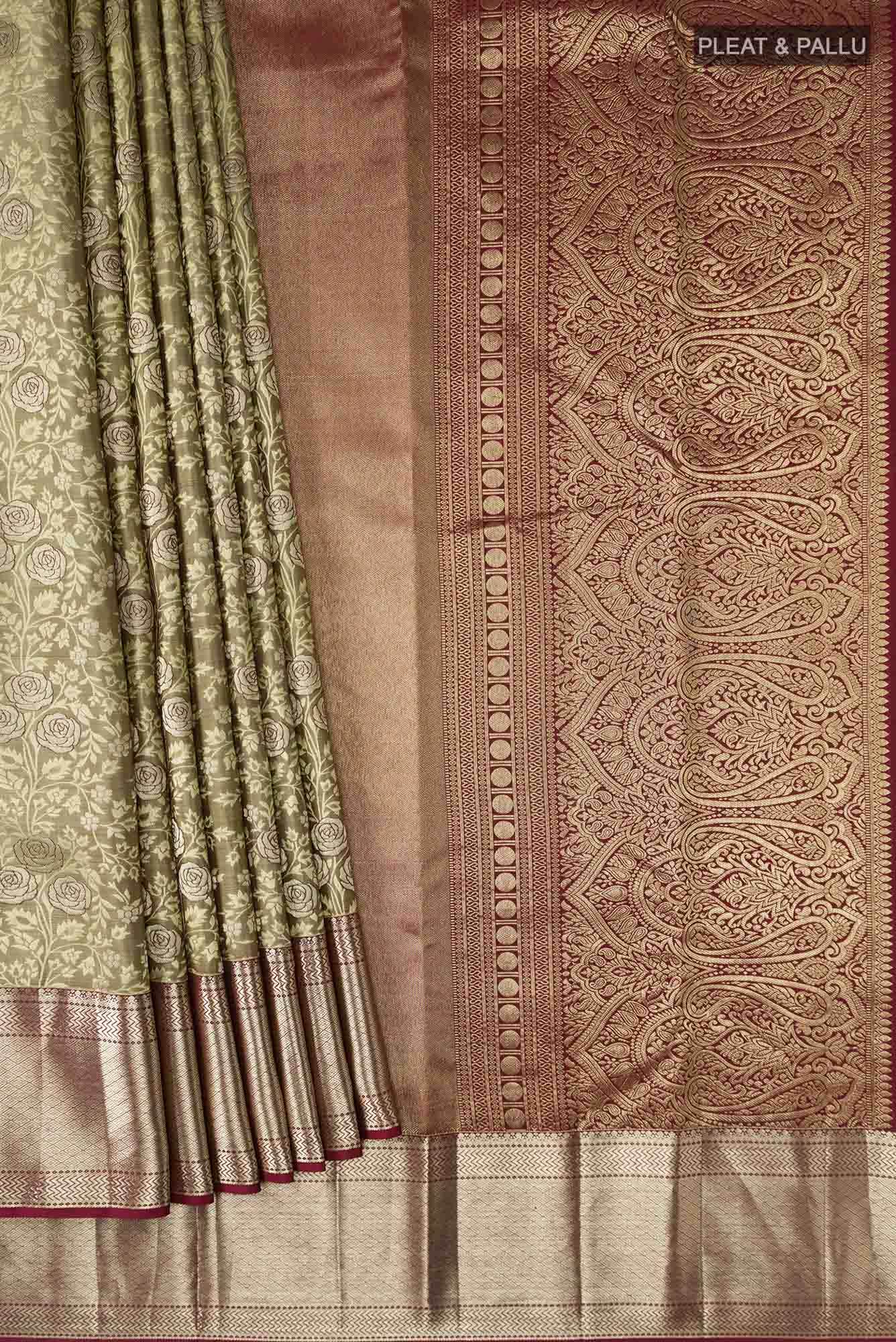 Green Kanchipuram Silk Saree