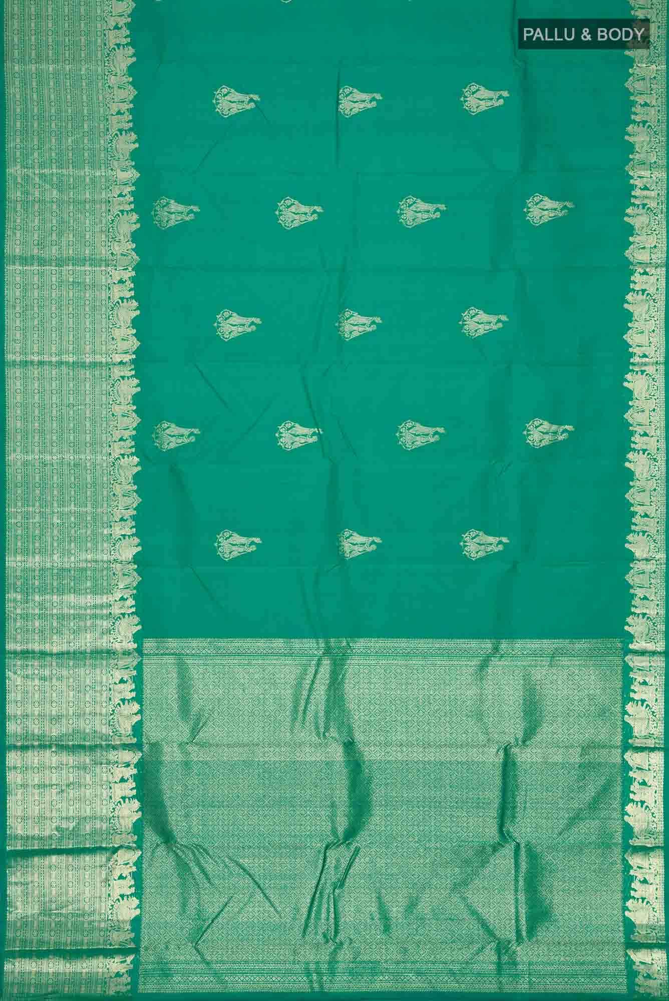 Green Kanchipuram Silk Saree