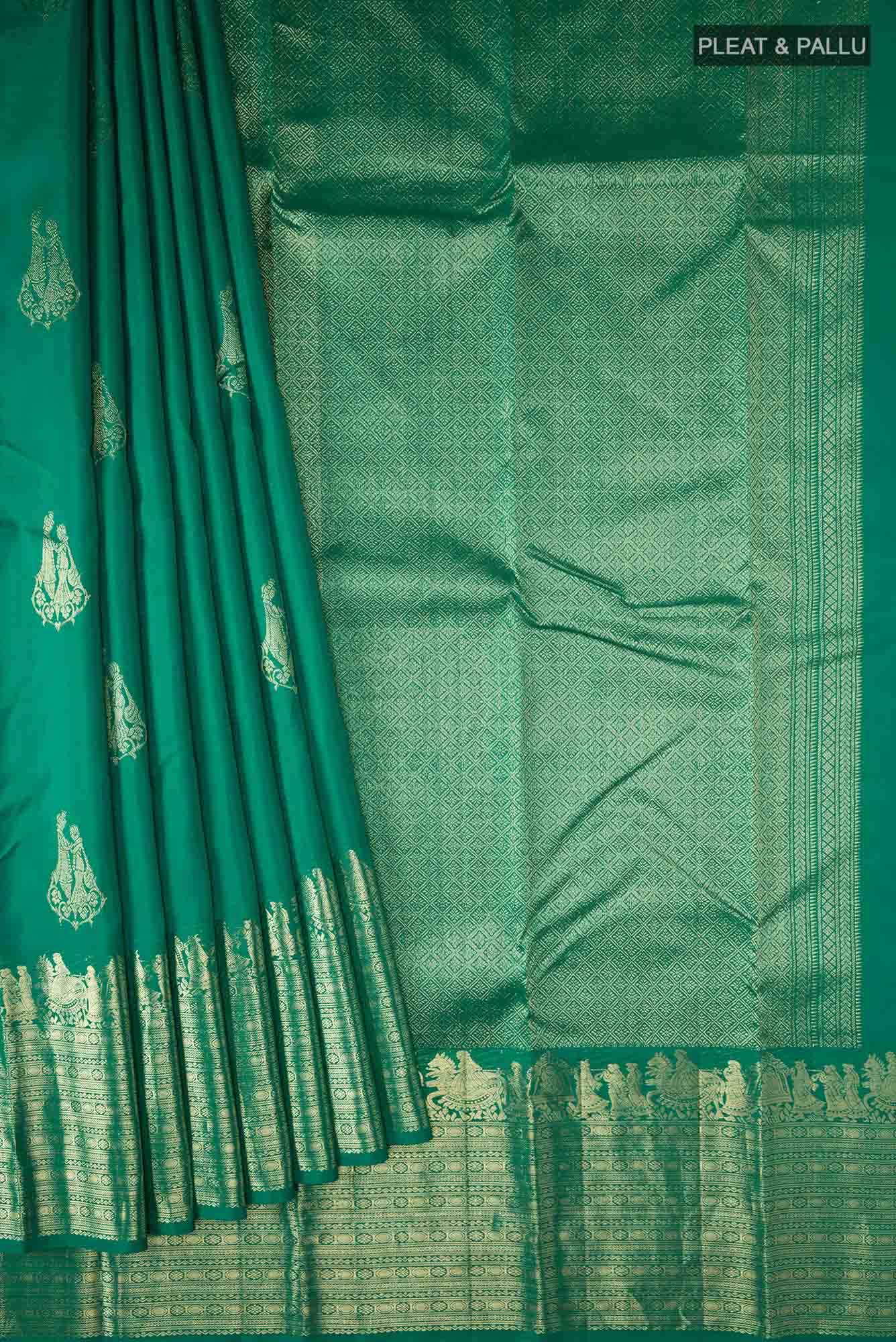 Green Kanchipuram Silk Saree