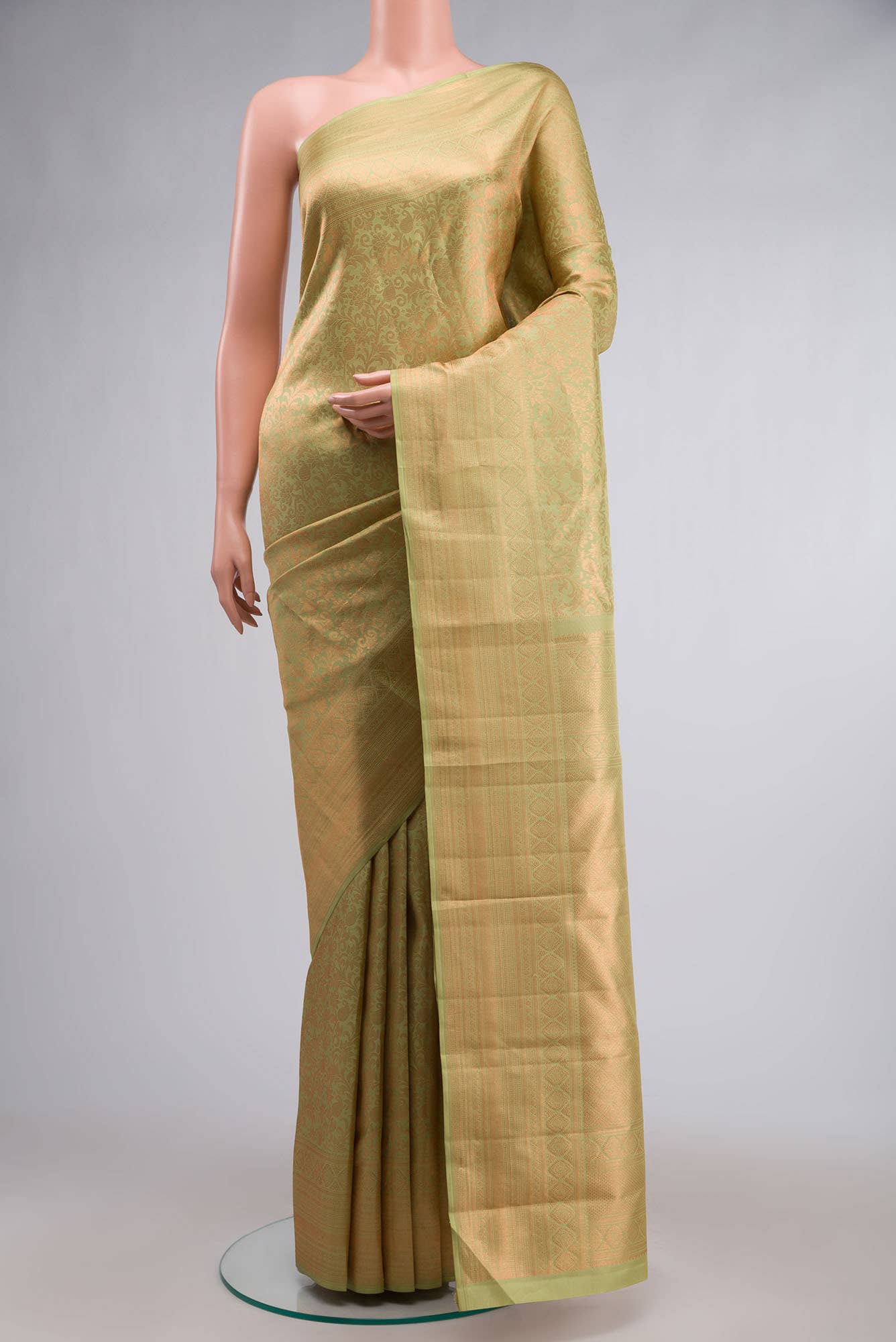 Green Kanchipuram Silk Saree