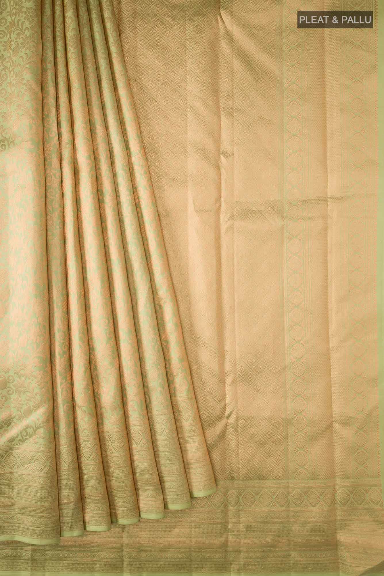 Green Kanchipuram Silk Saree
