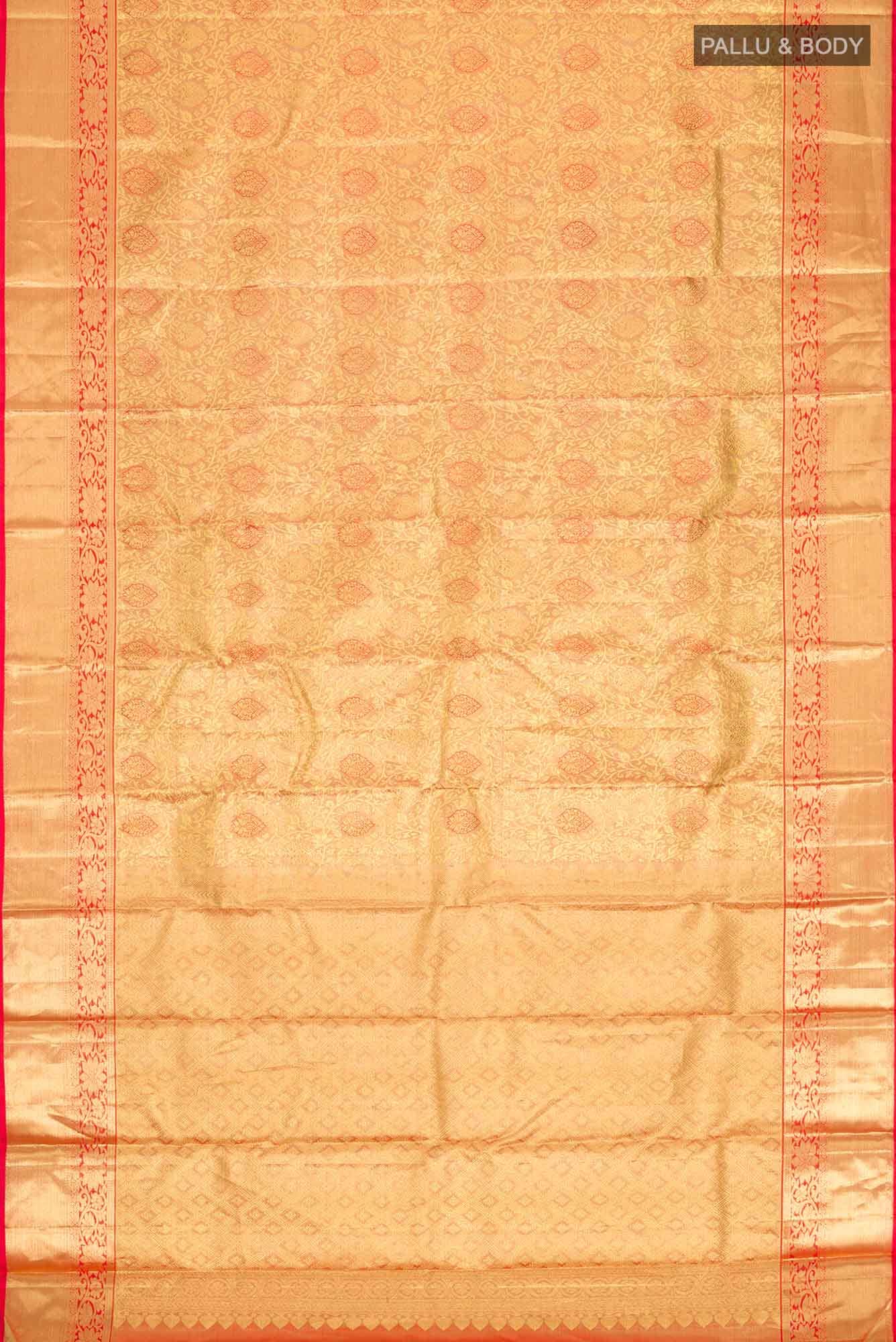 Multi Kanchipuram Tissue Silk Saree