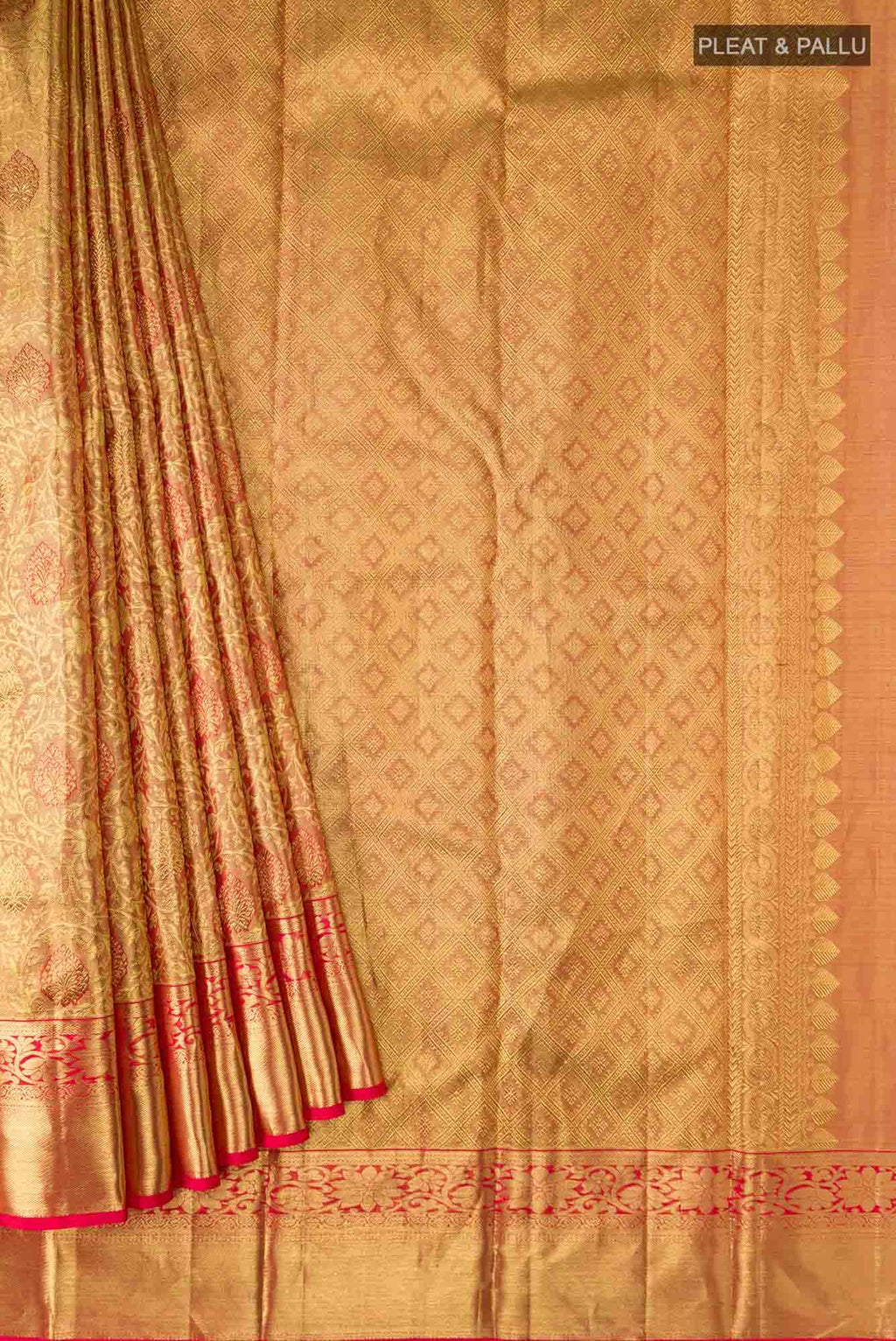 Multi Kanchipuram Tissue Silk Saree