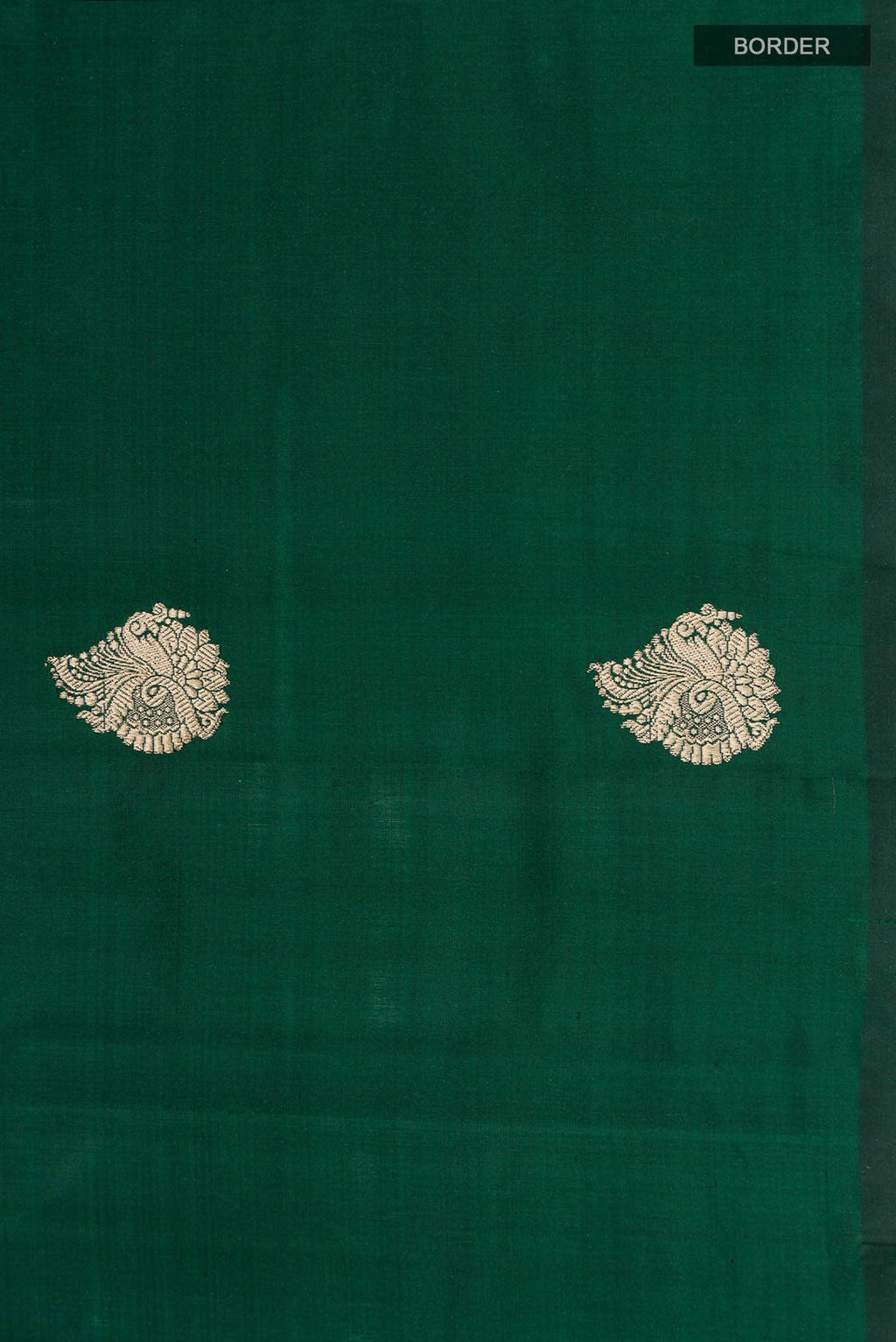 Green Banarasi Katan Silk Saree