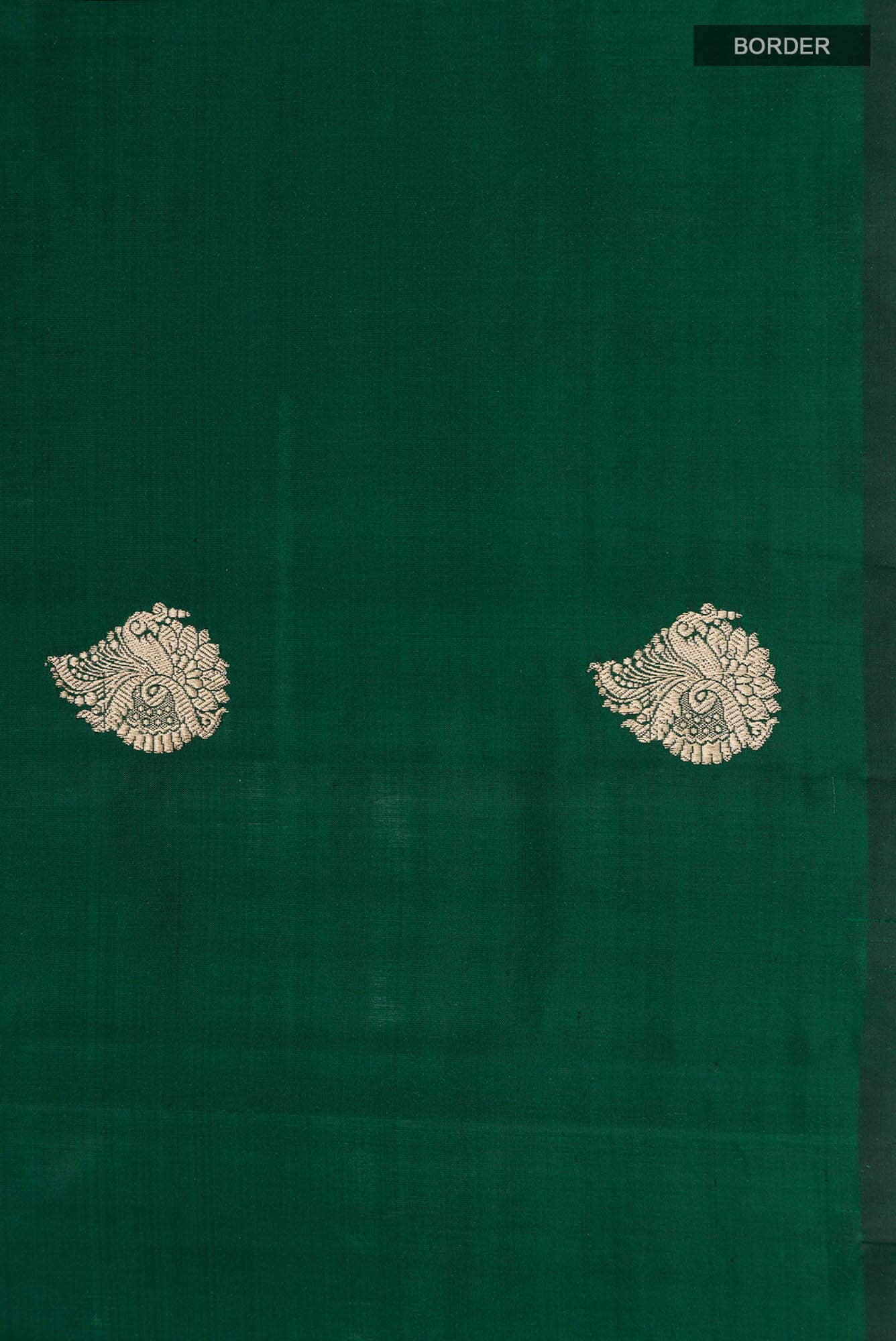 Green Banarasi Katan Silk Saree