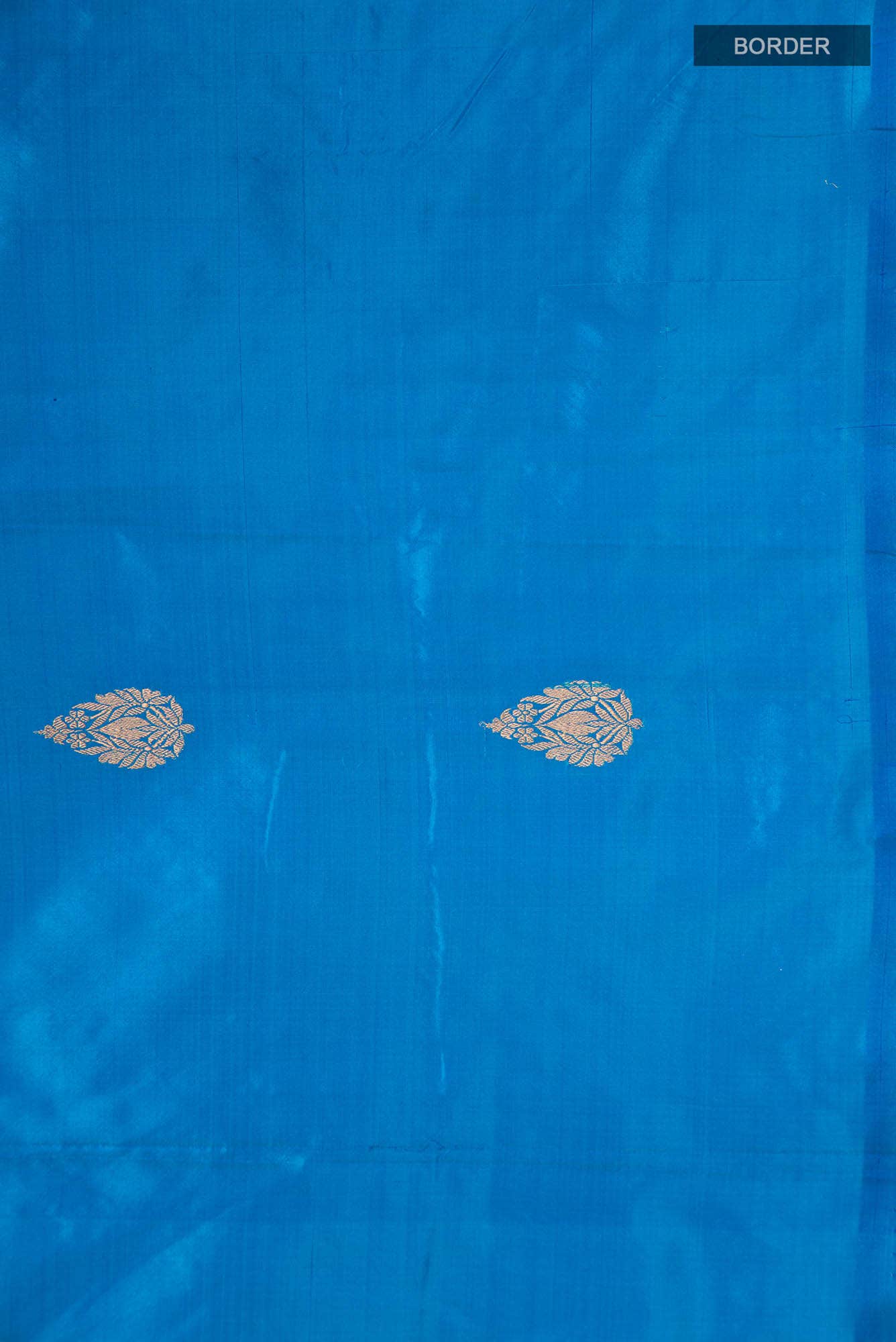 Blue Banarasi Katan Silk Saree