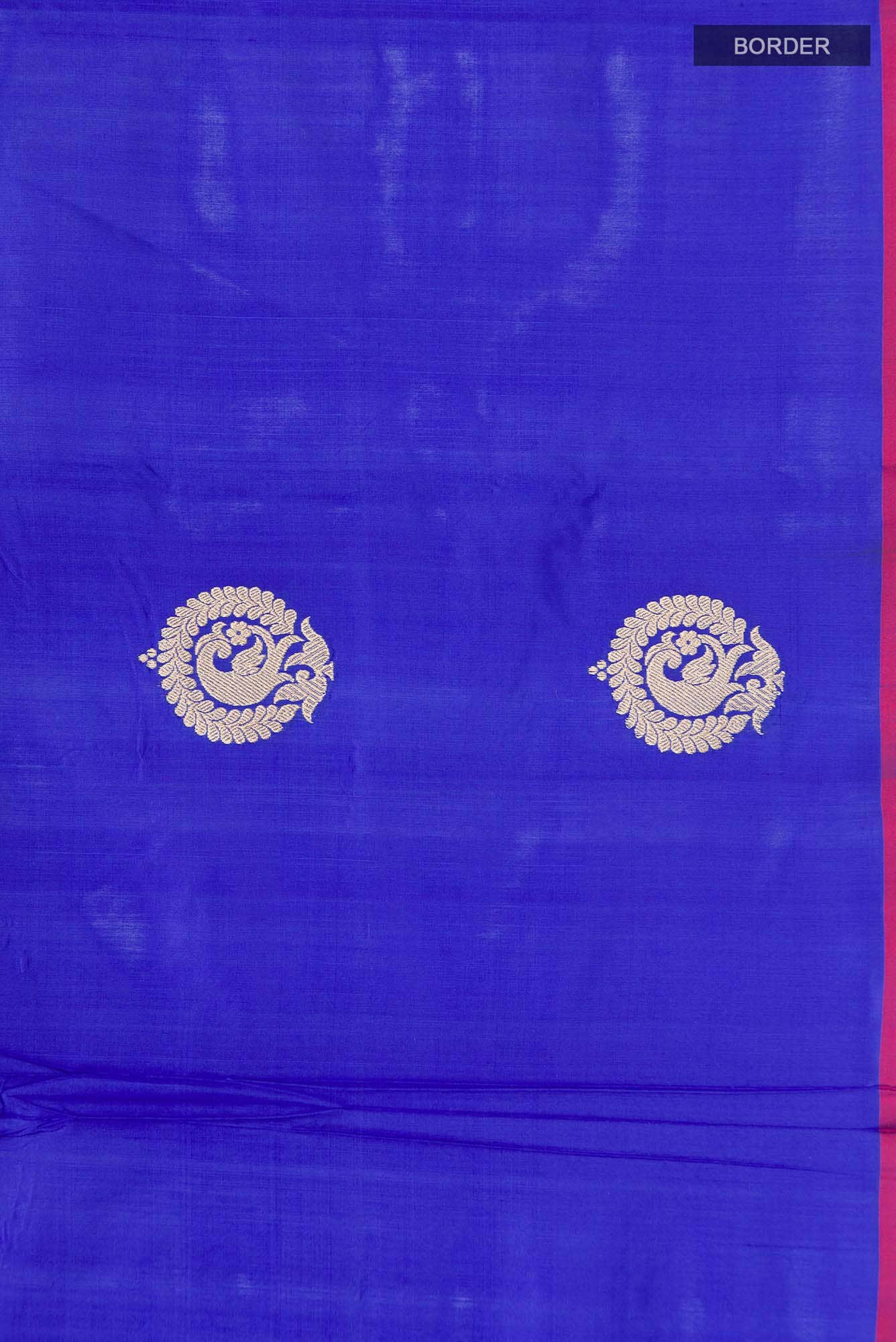 Blue Banarasi Katan Silk Saree