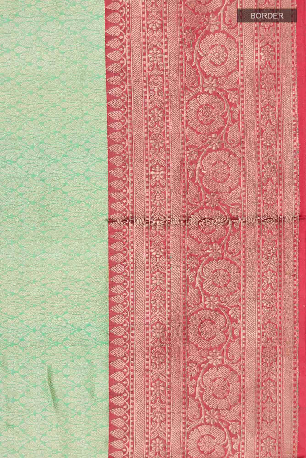 Green Banarasi Katan Silk Saree