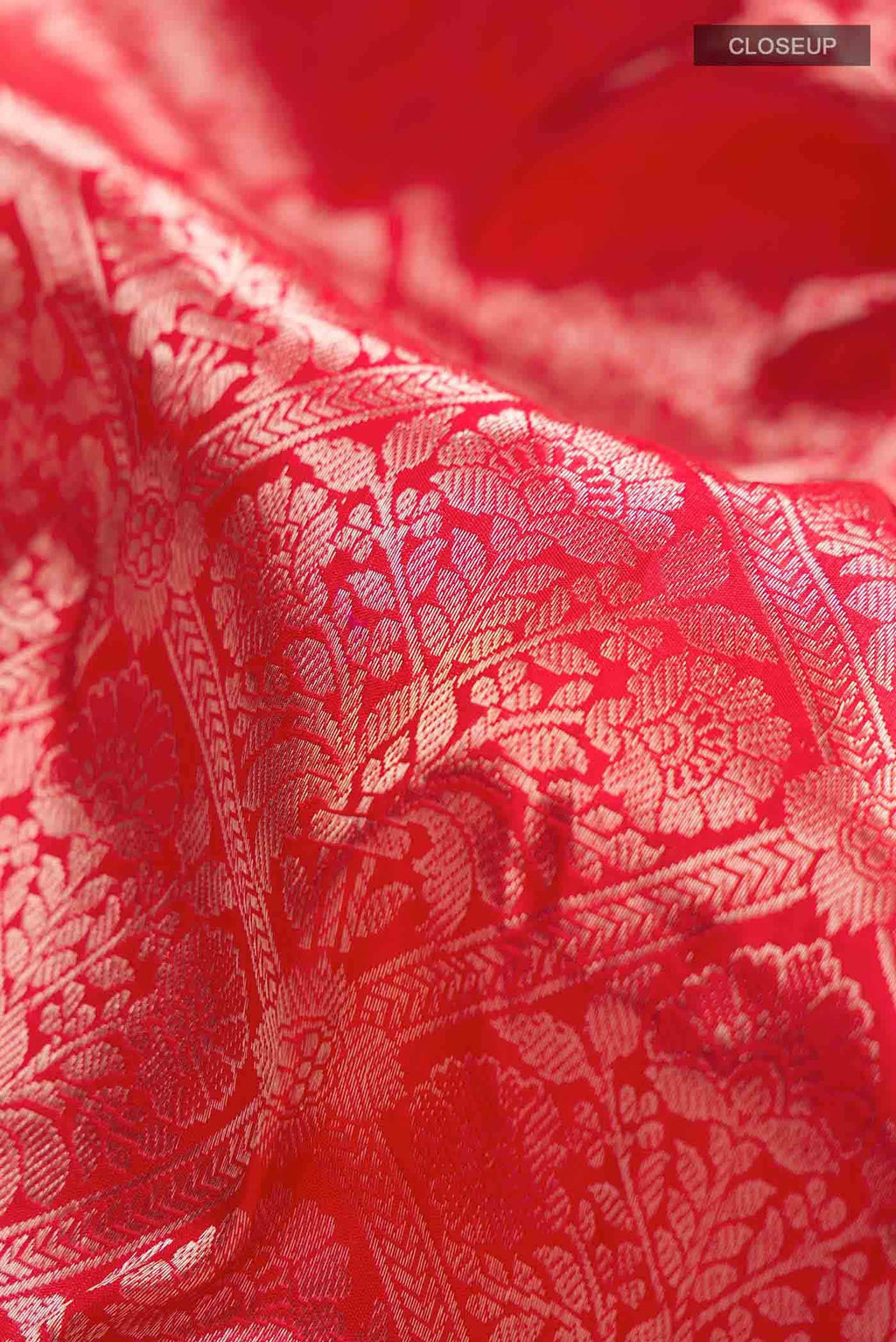 Red Banarasi Silk Saree