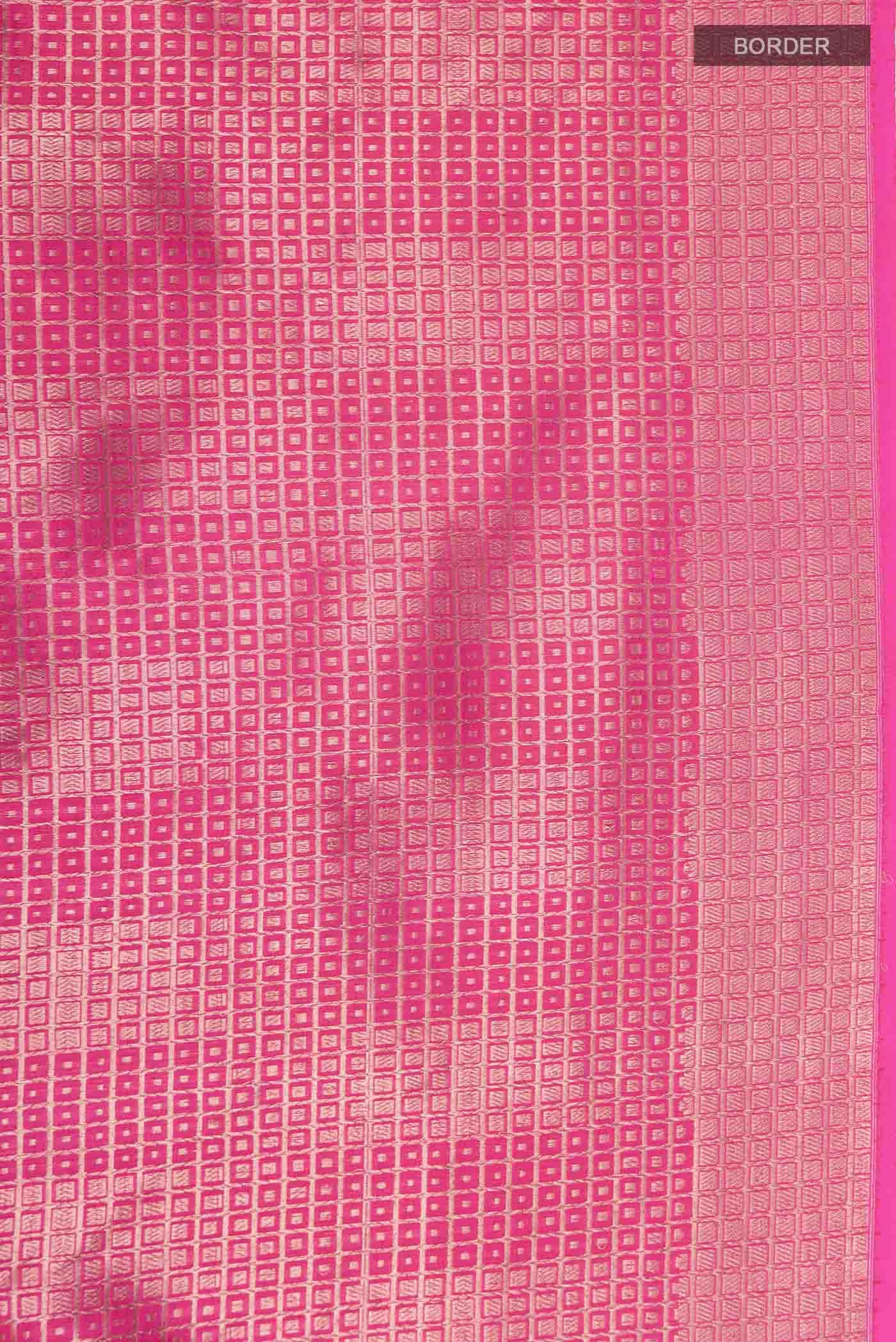 Pink Banarasi Silk Saree
