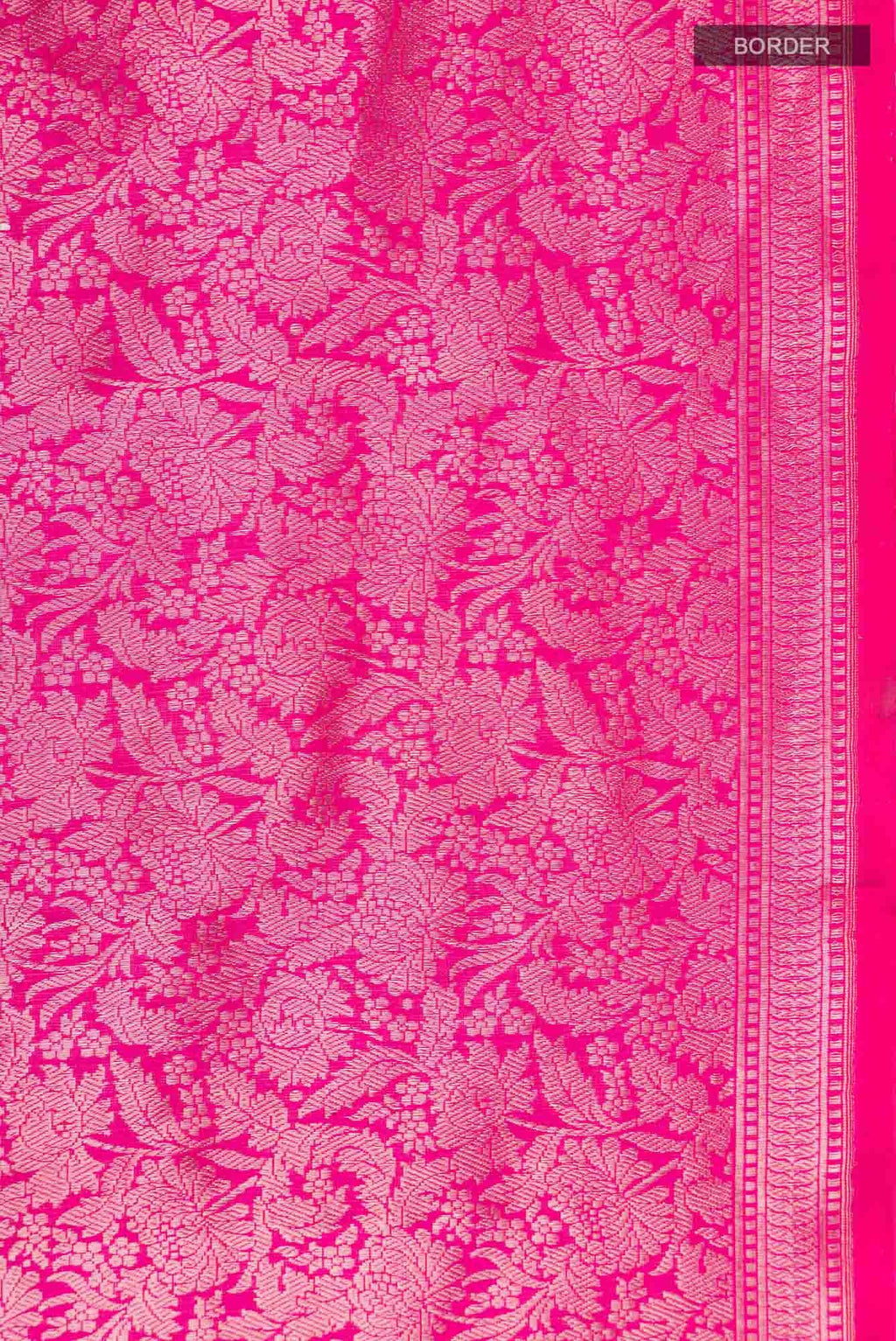 Pink Banarasi Katan Silk Saree
