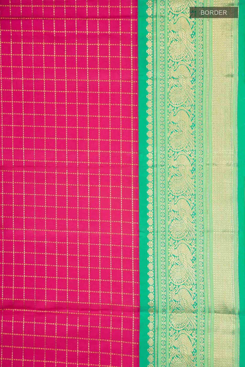Pink Kanchipuram Silk Saree