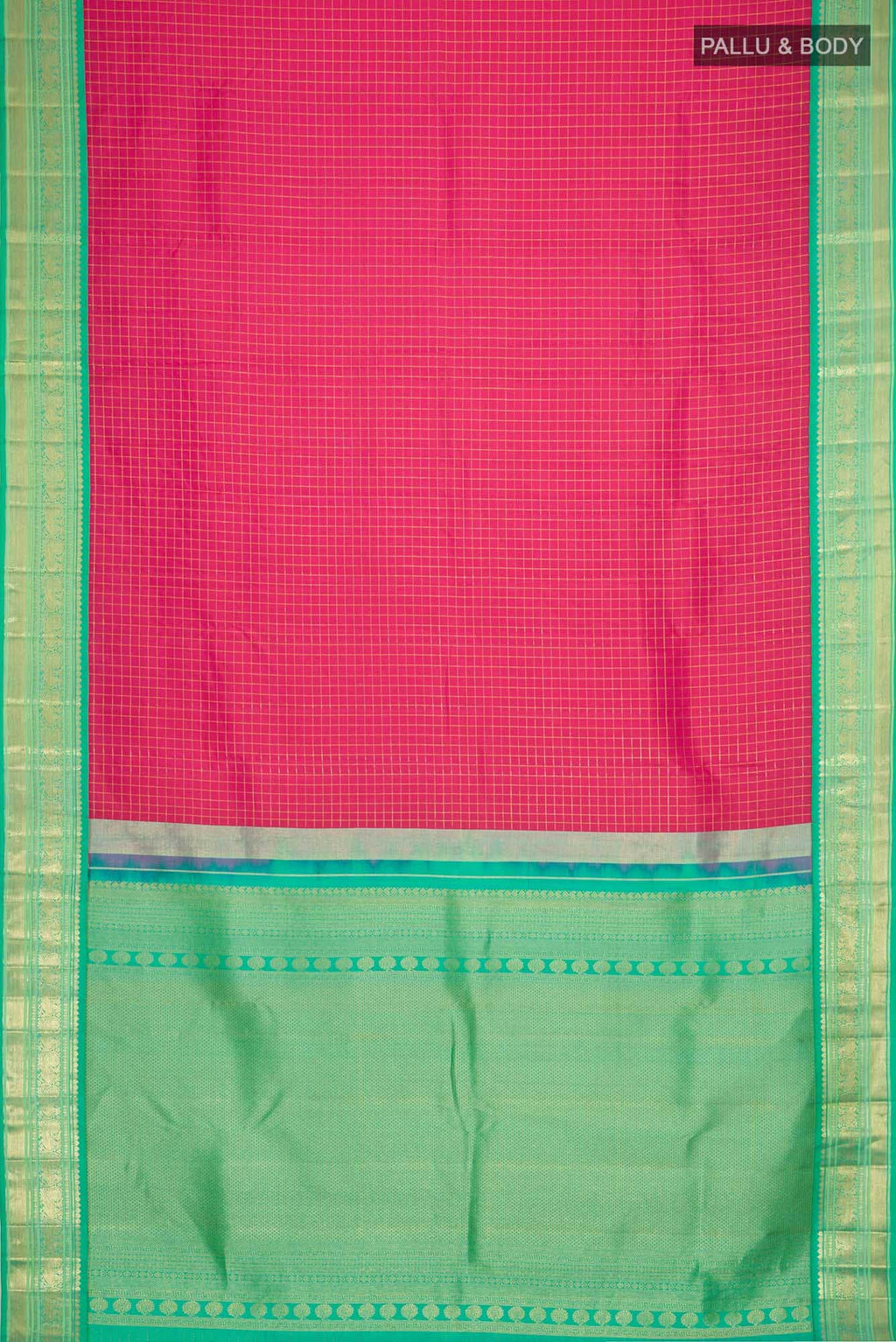 Pink Kanchipuram Silk Saree