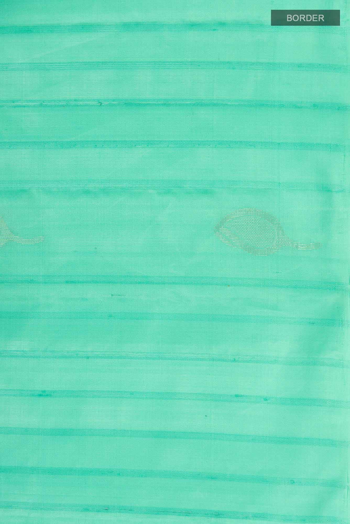 Sea Green Soft Silk Saree