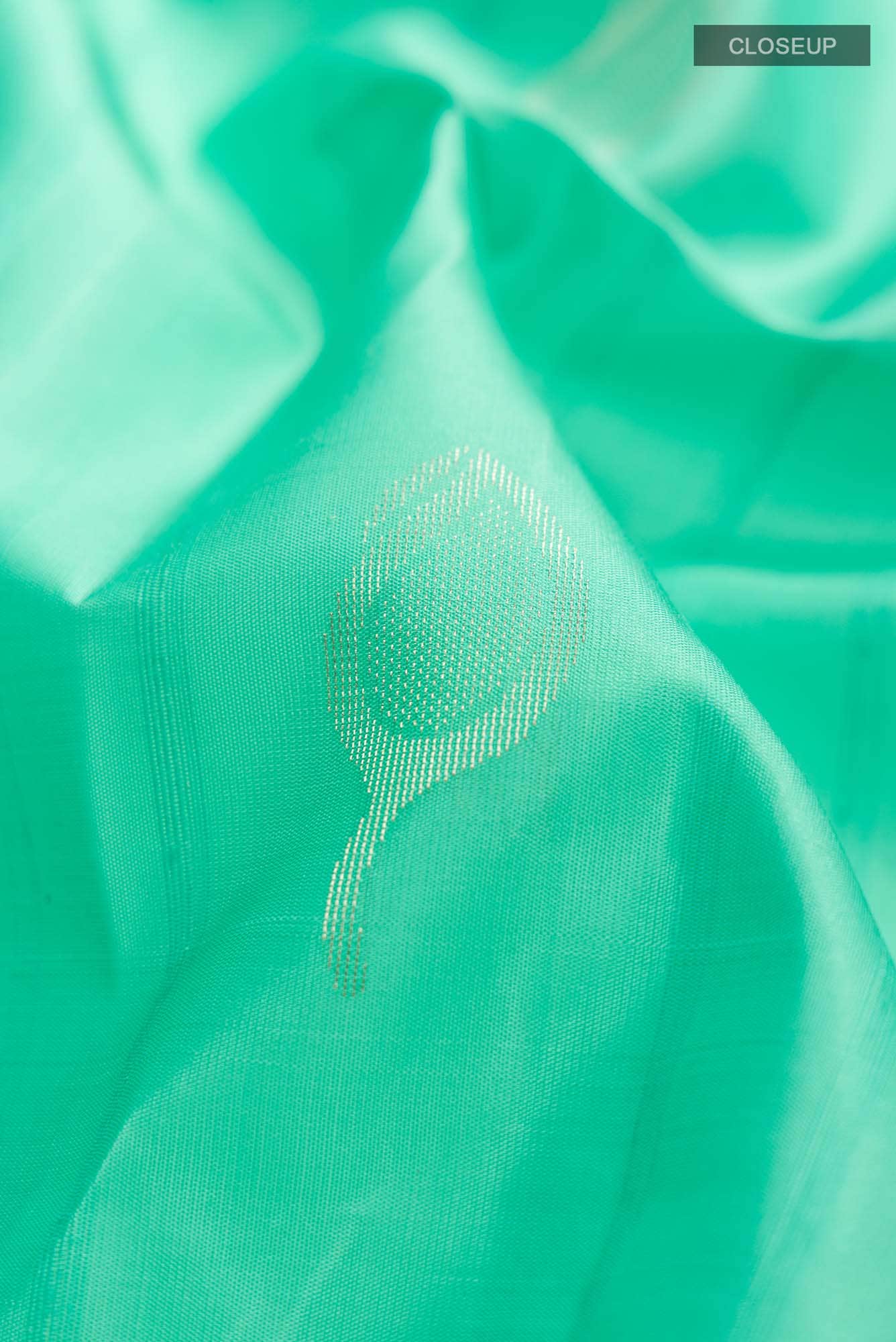 Sea Green Soft Silk Saree