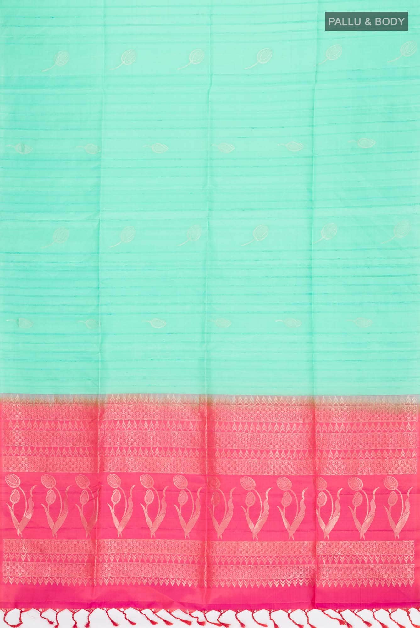 Sea Green Soft Silk Saree