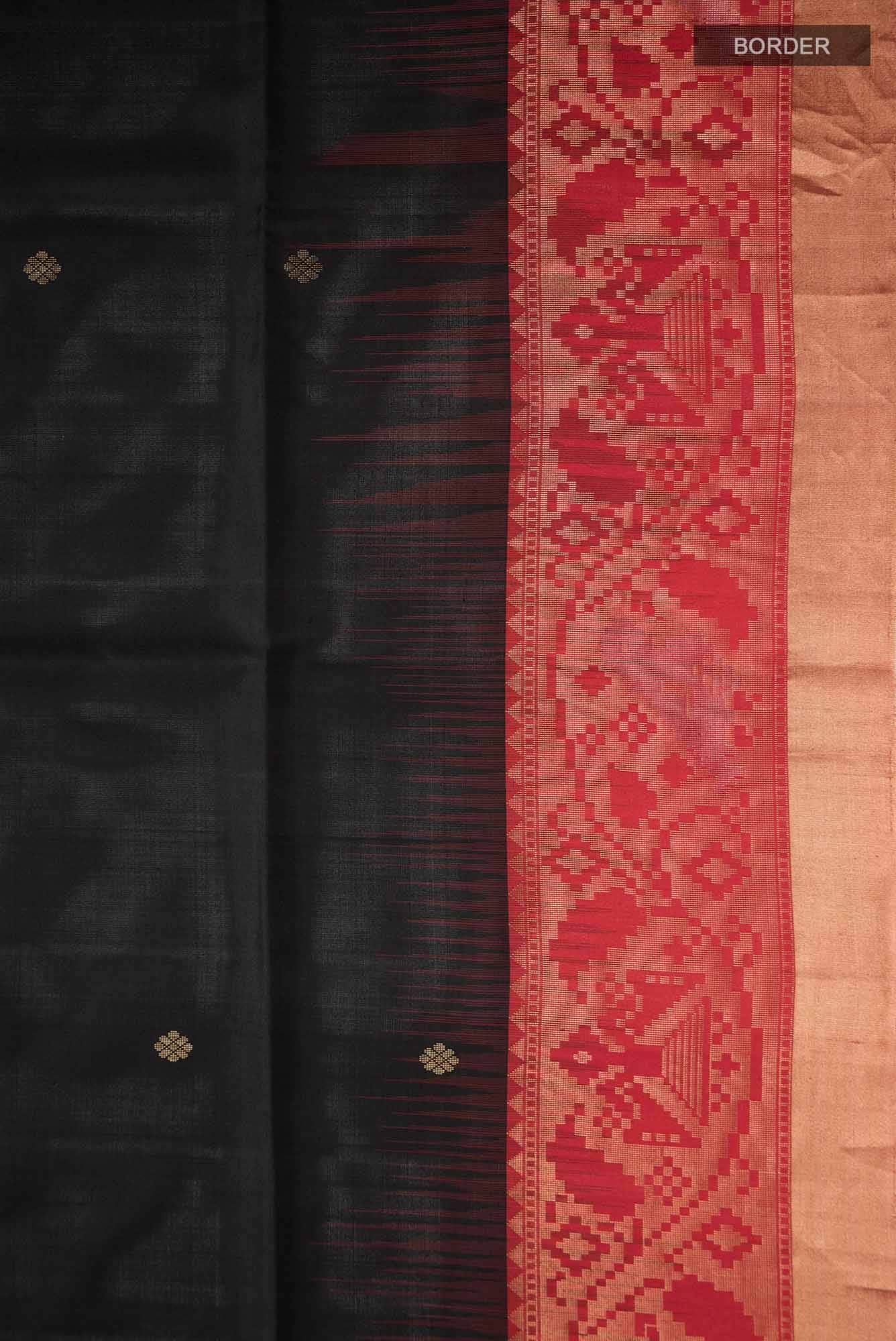 Black Soft Silk Saree