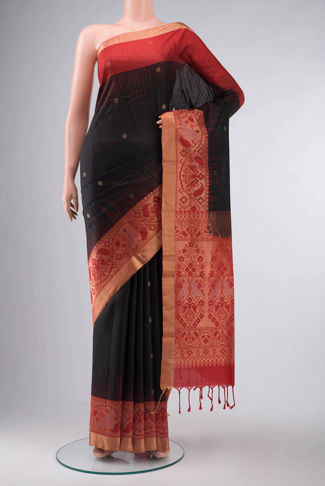 Black Soft Silk Saree