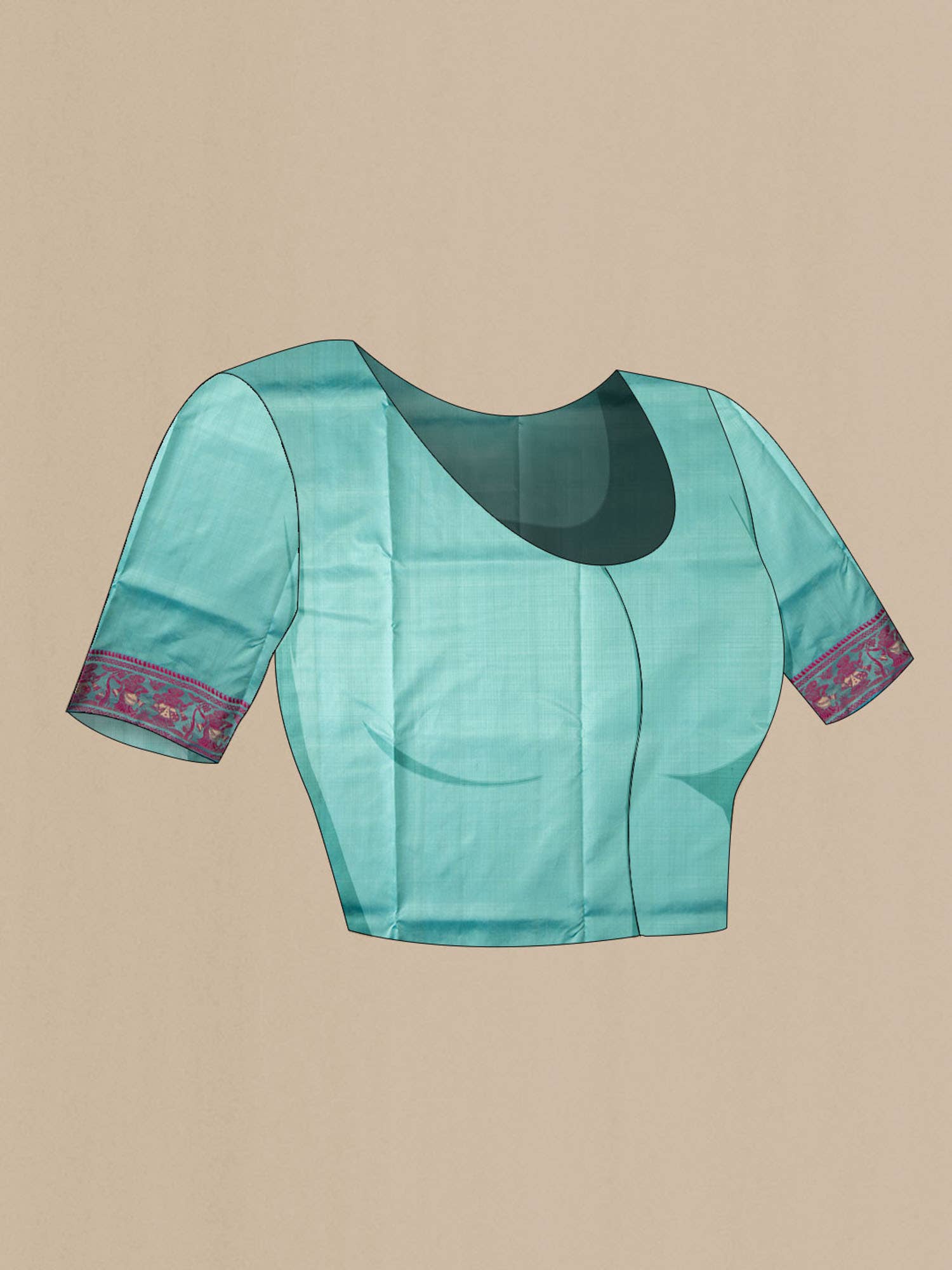 Blue Baluchari Silk Saree
