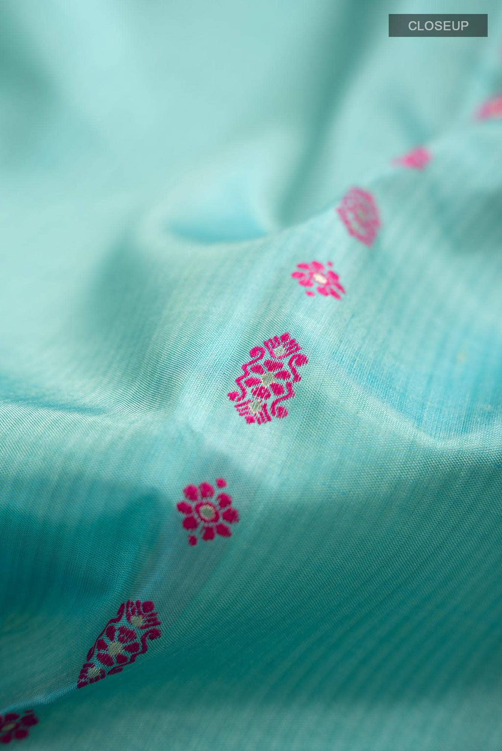 Blue Baluchari Silk Saree