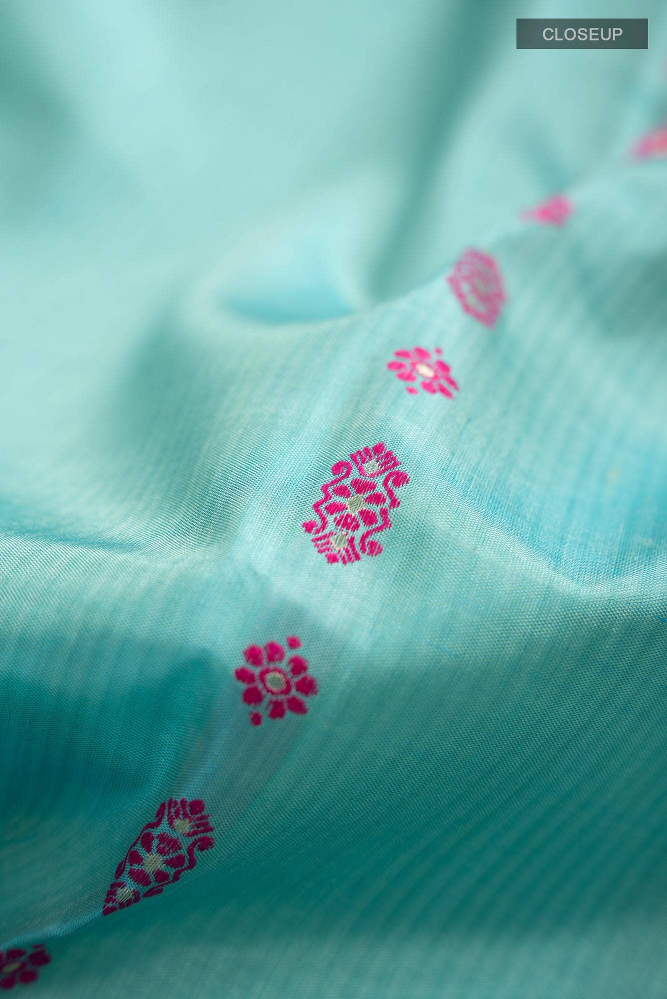 Blue Baluchari Silk Saree