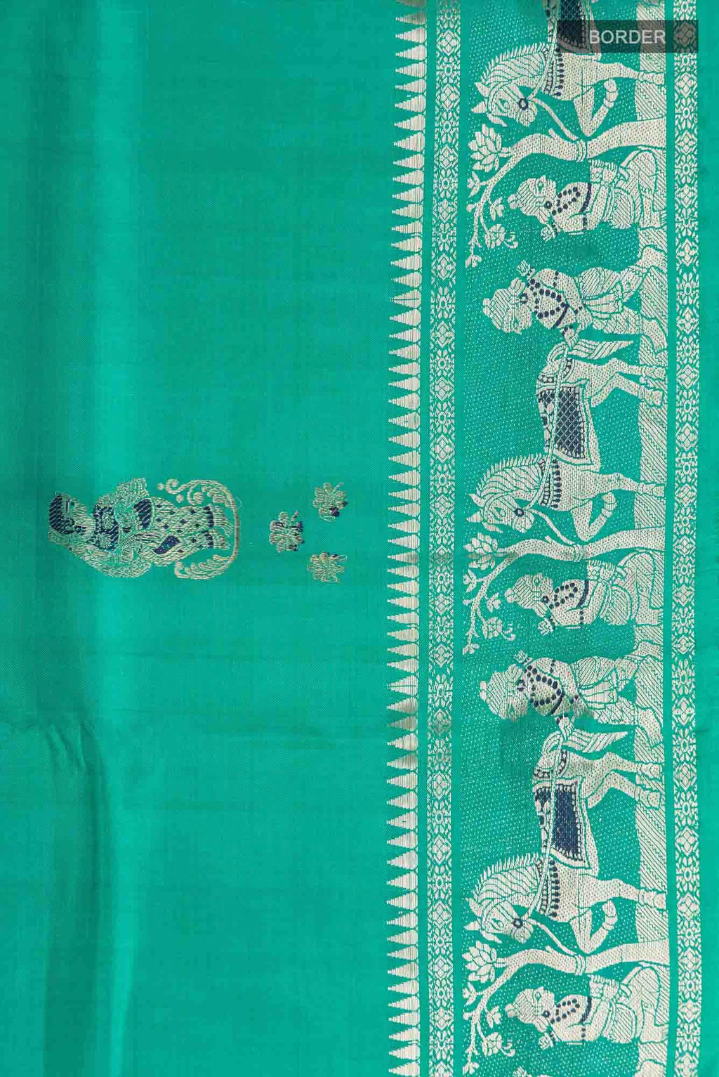 Green Baluchari Silk Saree