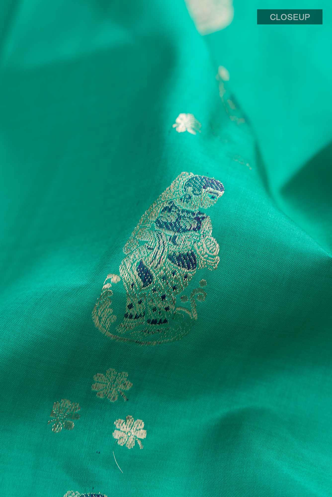 Green Baluchari Silk Saree