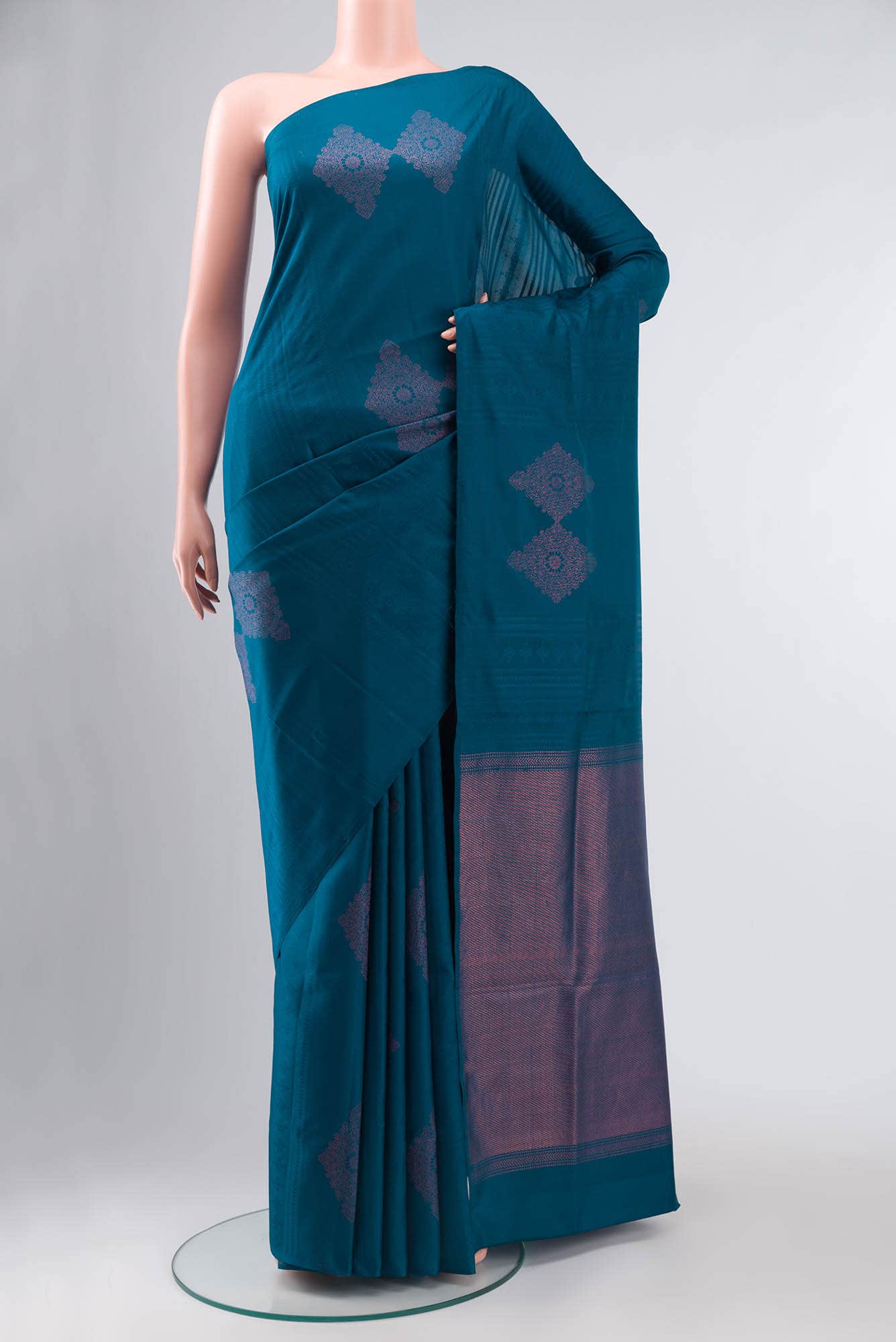Blue Soft Silk Saree