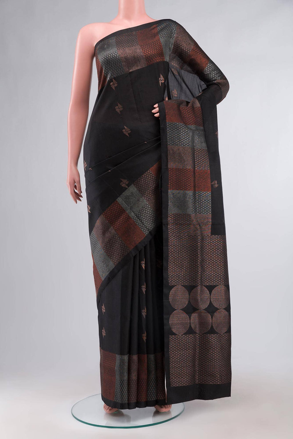 Black Soft Silk Saree