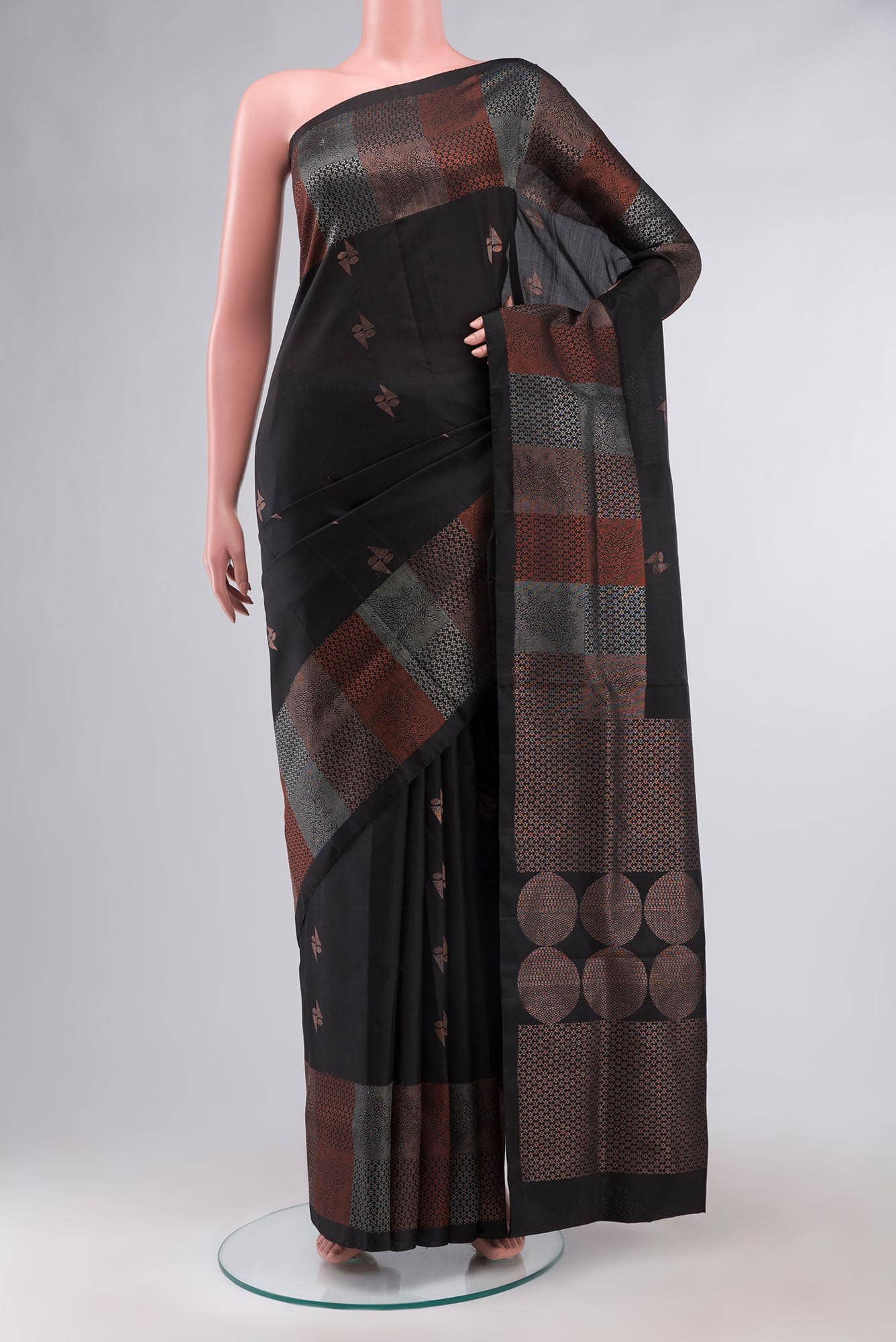 Black Soft Silk Saree