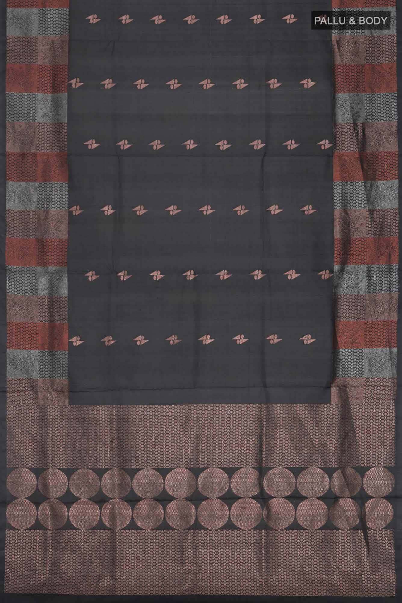 Black Soft Silk Saree