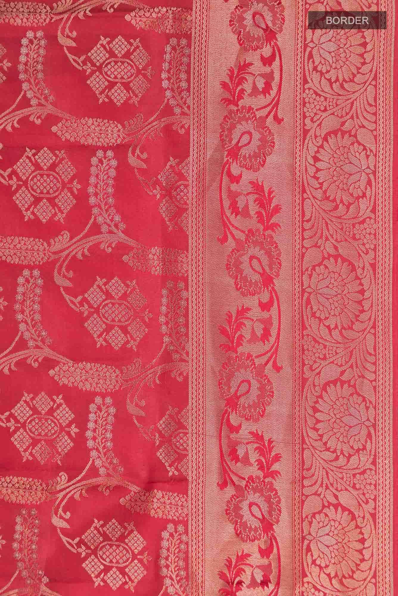 Coral Soft Silk Saree