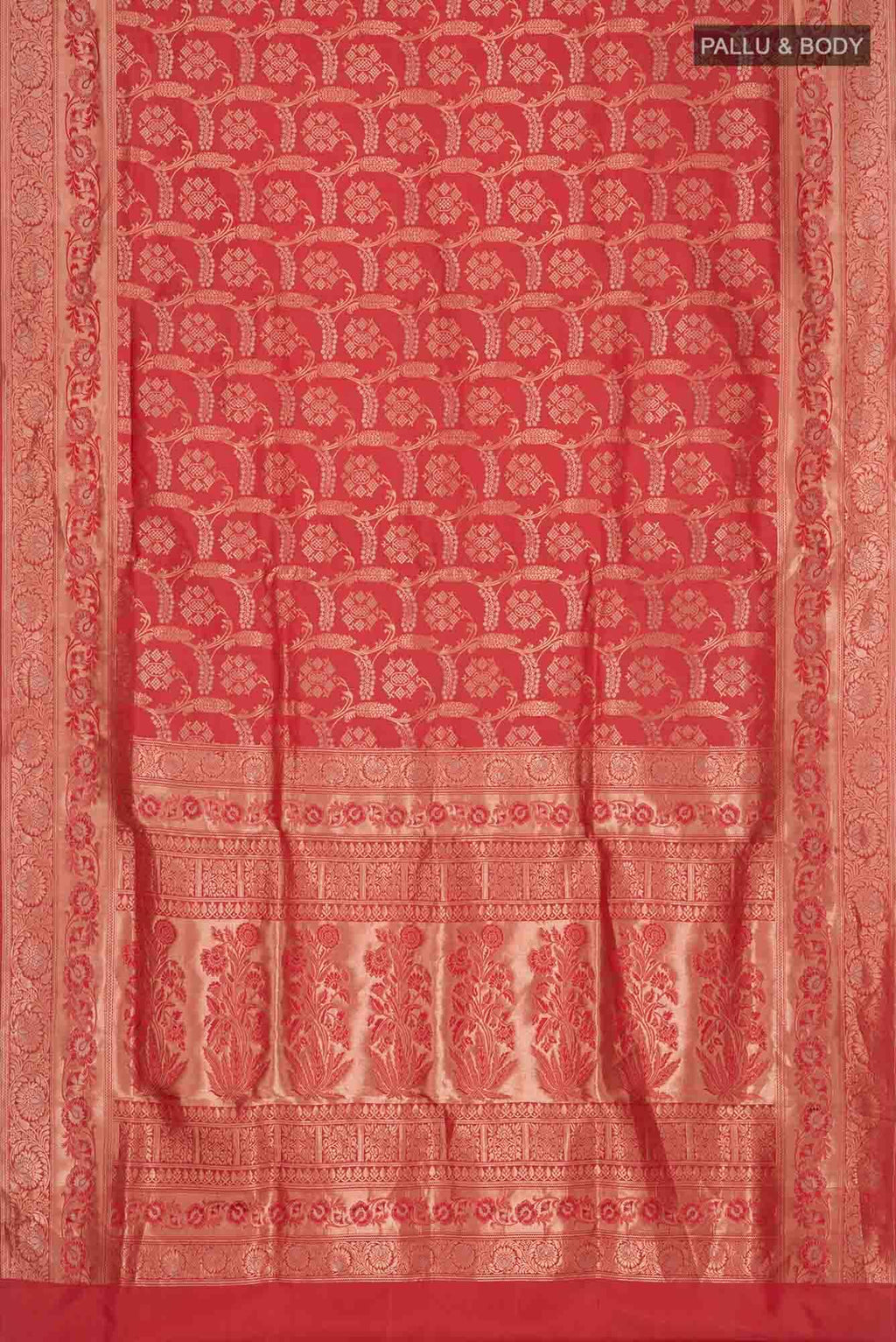 Coral Soft Silk Saree