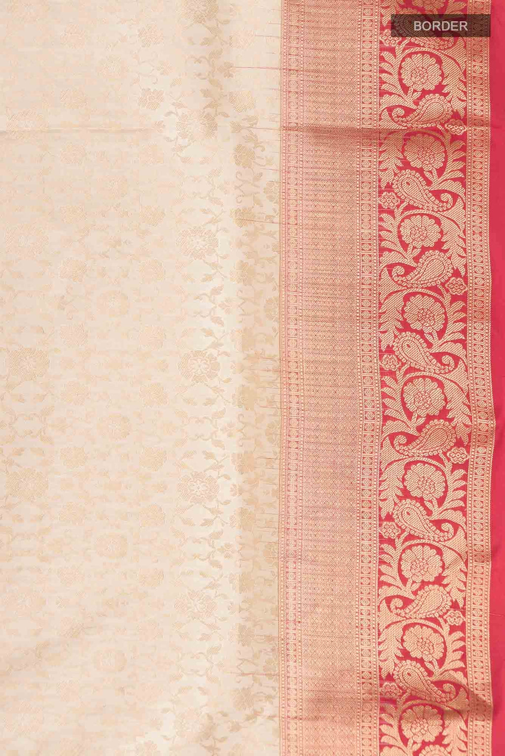 Cream Soft Silk Saree