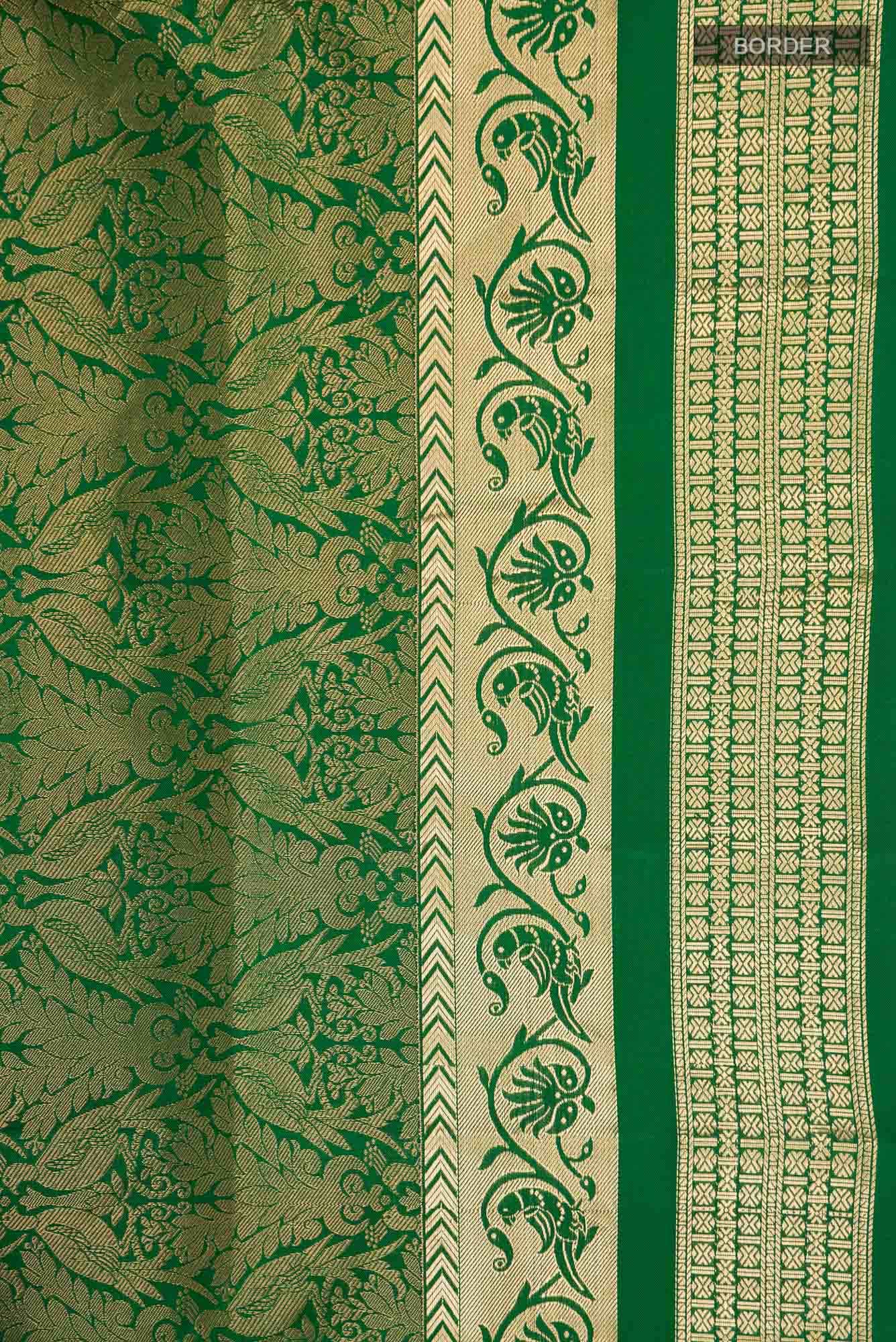 Green Soft Silk Saree