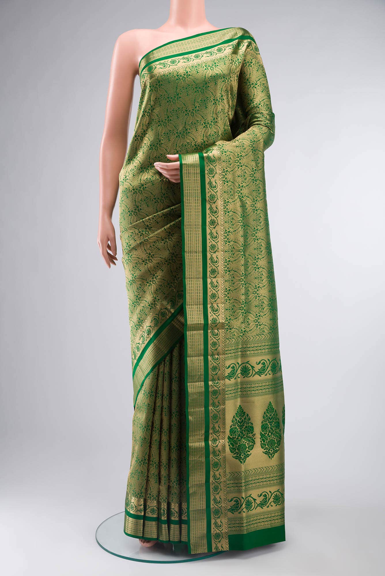 Green Soft Silk Saree