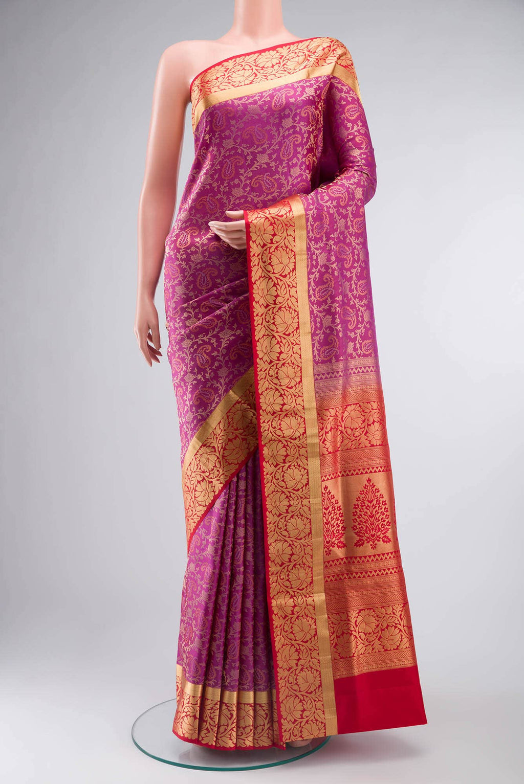 Purple Soft Silk Saree