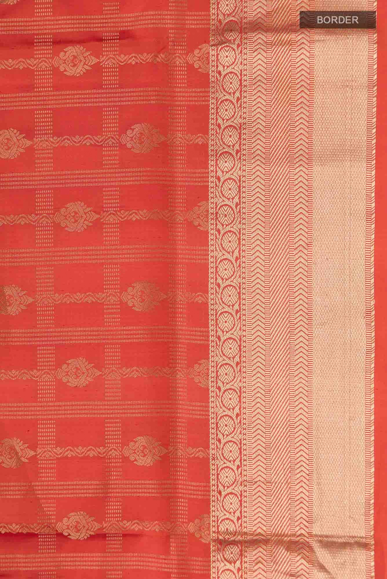 Orange Soft Silk Saree
