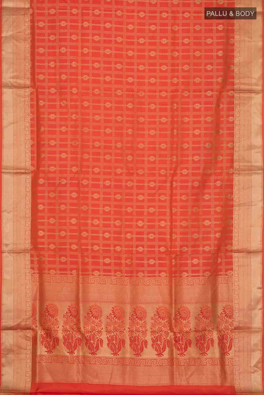 Orange Soft Silk Saree