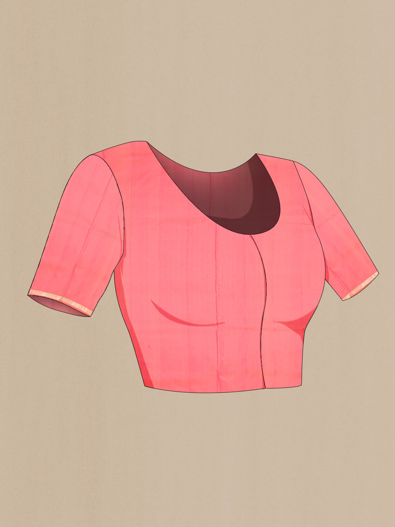 Pink Soft Silk Saree