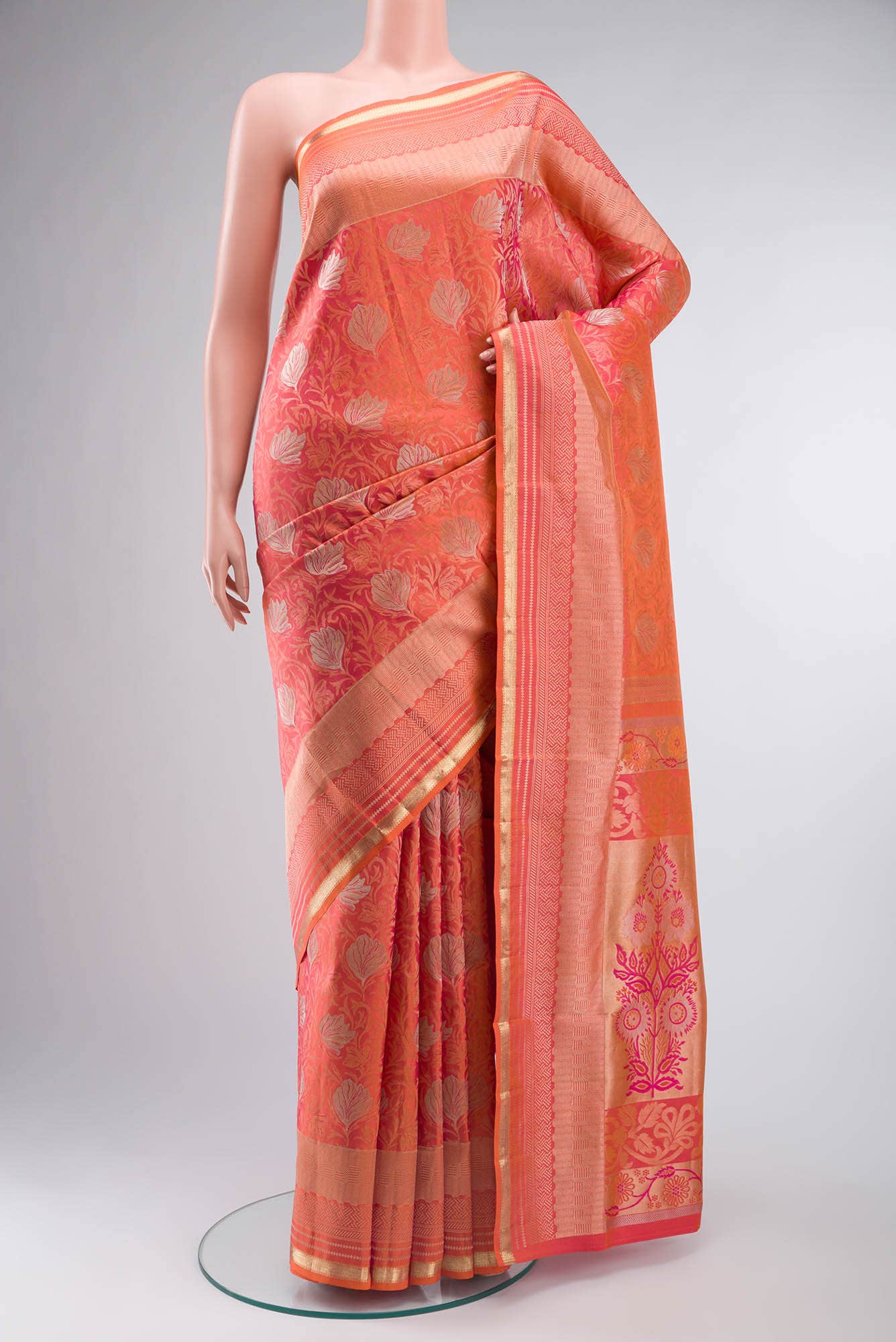 Pink Soft Silk Saree