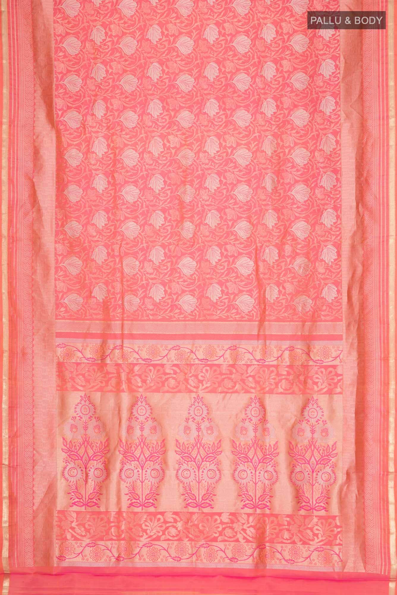 Pink Soft Silk Saree