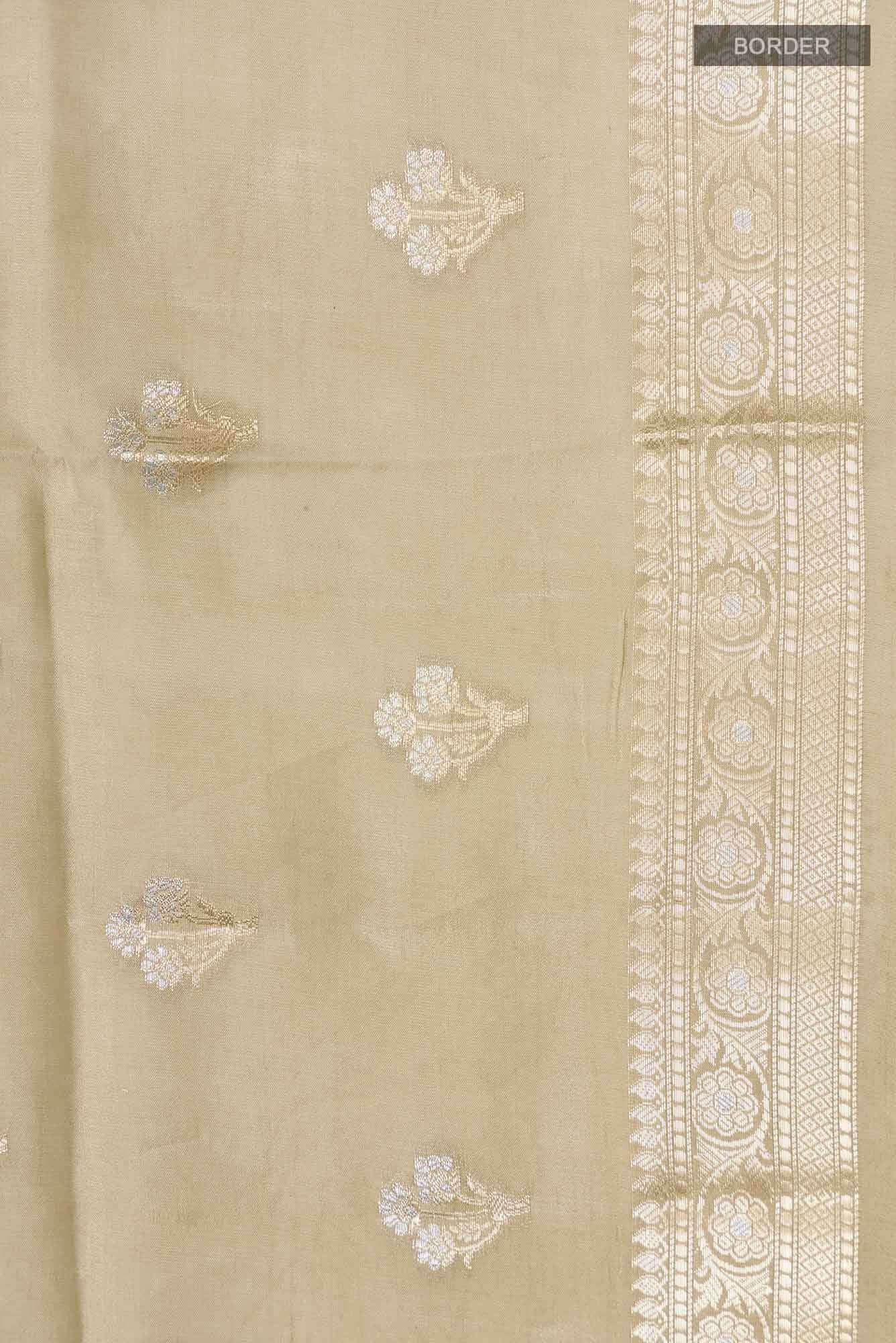 Green Banarasi Raw Silk Saree