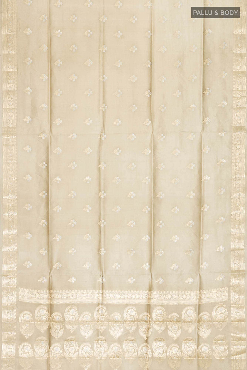 Green Banarasi Raw Silk Saree